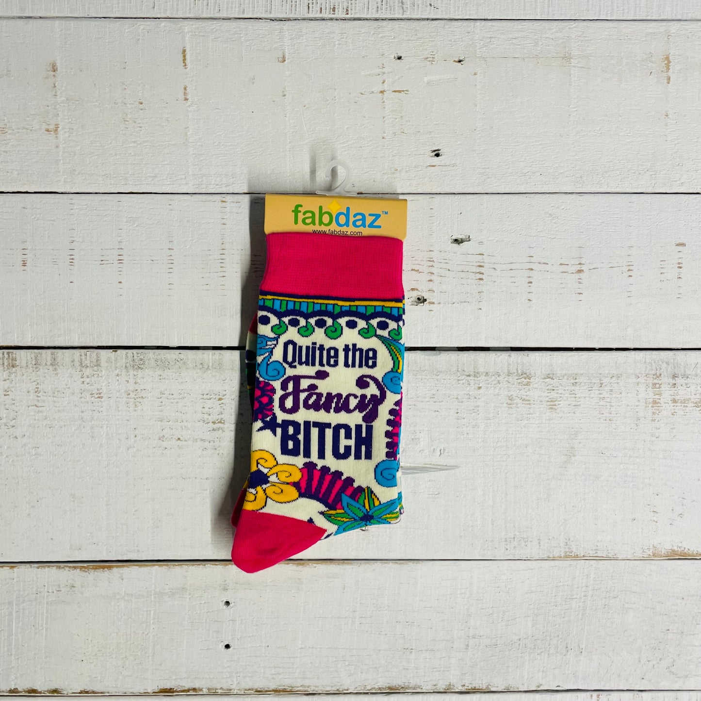 Quite The Fancy Bitch Ladies' Novelty Crew Socks