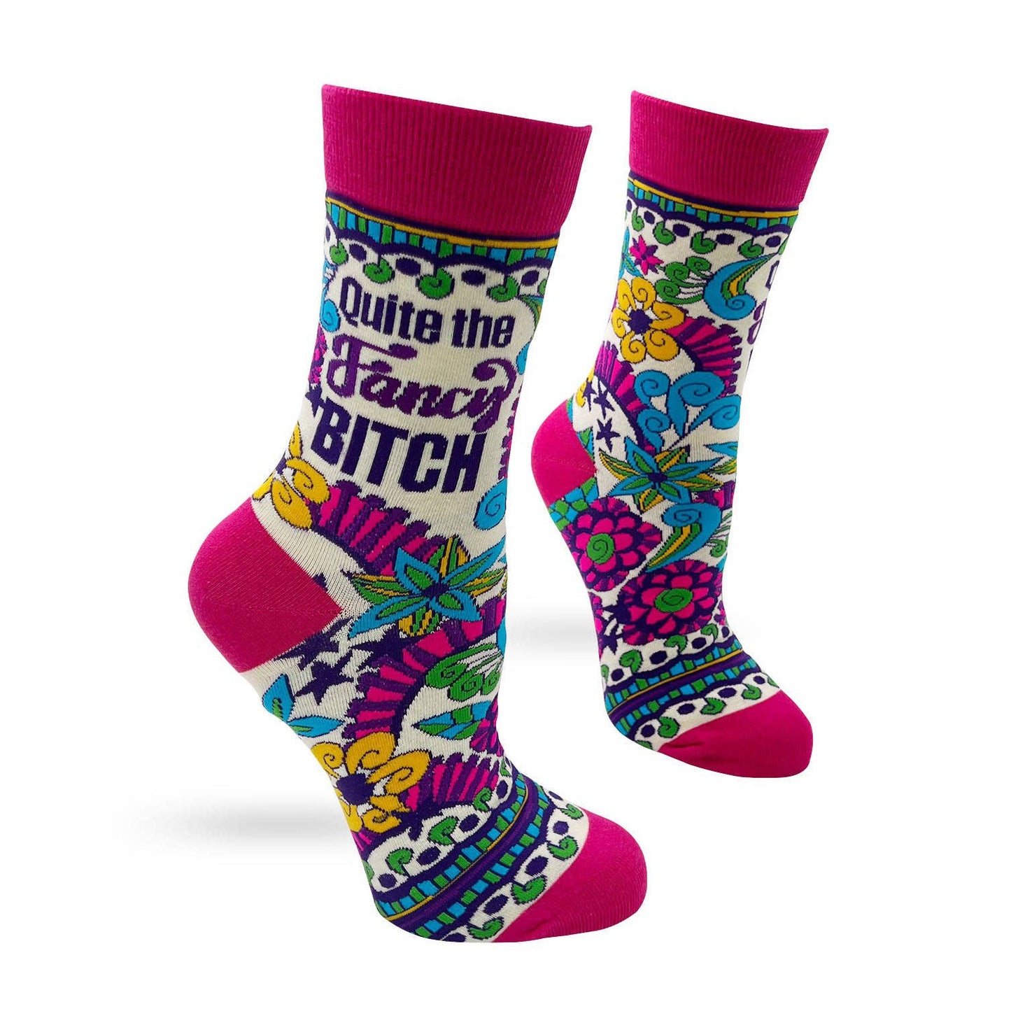 Quite The Fancy Bitch Ladies' Novelty Crew Socks