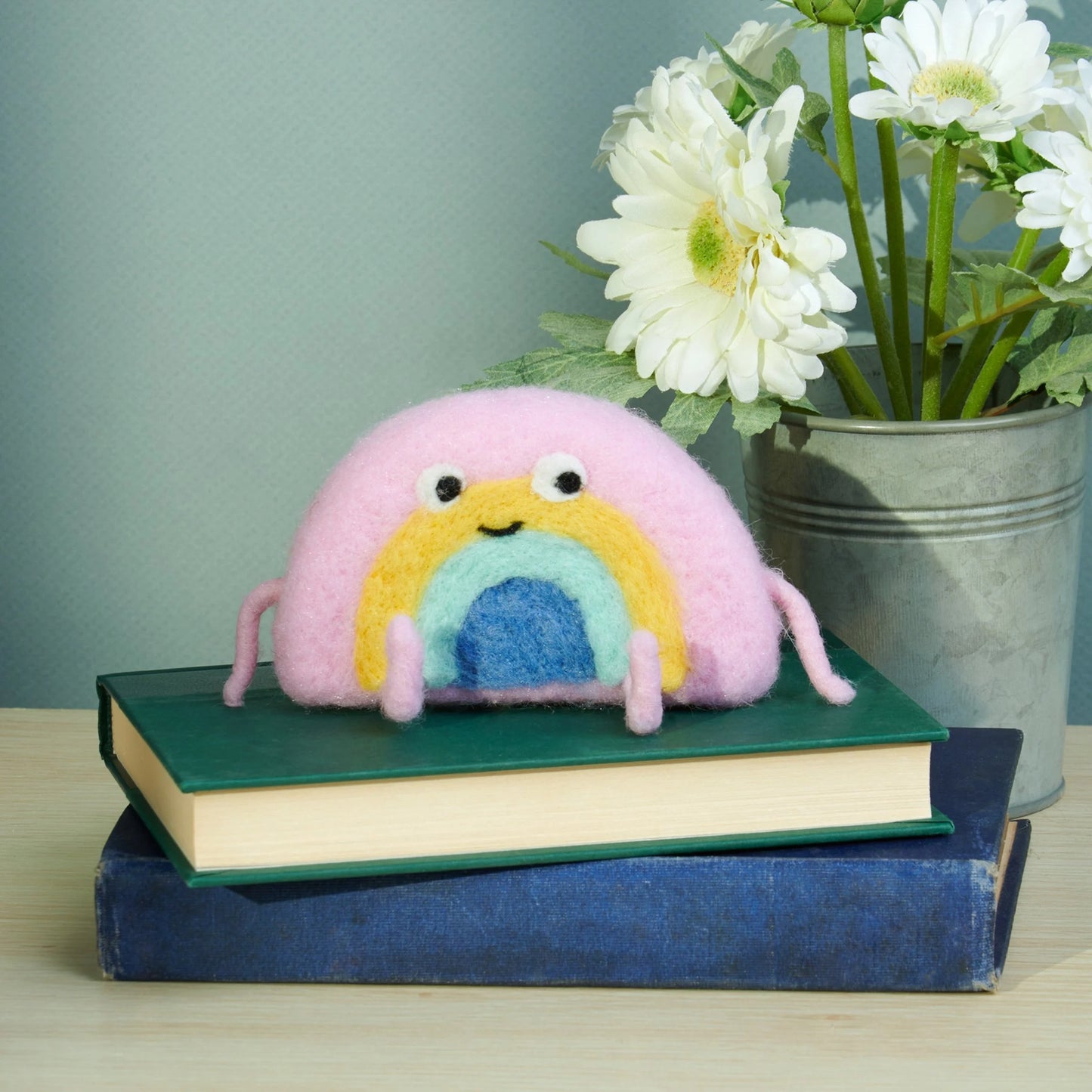 Rainbow Critter with Arms & Legs Sitting Pose | 6.25" x 2.25" x 3.25"