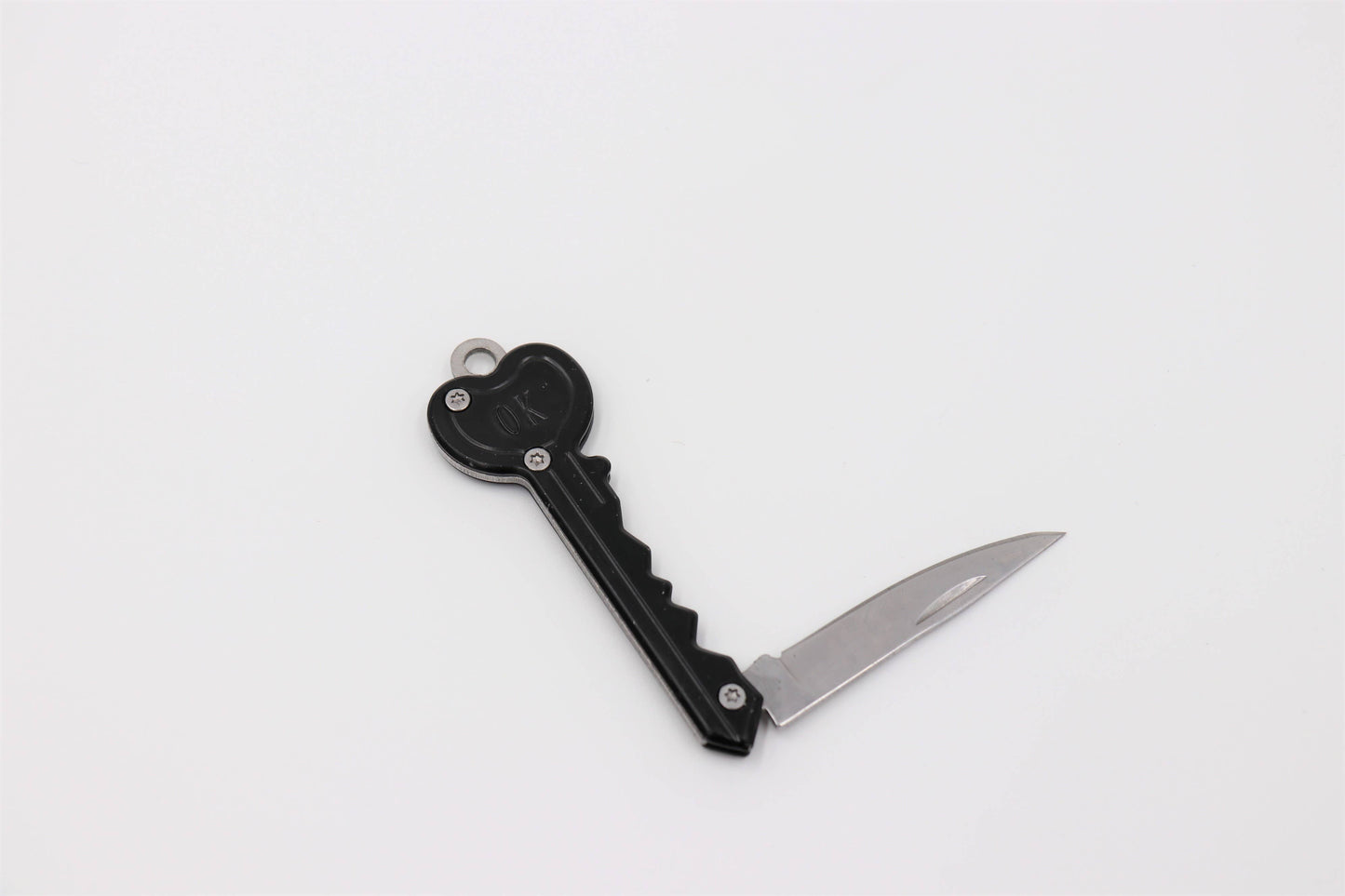 Rainbow Knife Keychain | 'OK' Utility Pocketknife | 2" Blade