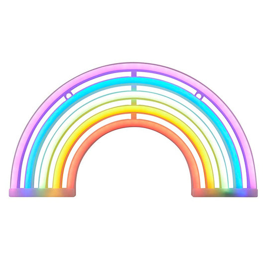 Rainbow Neon LED Light | LGBTQ Pride Retro Wall Art Sign