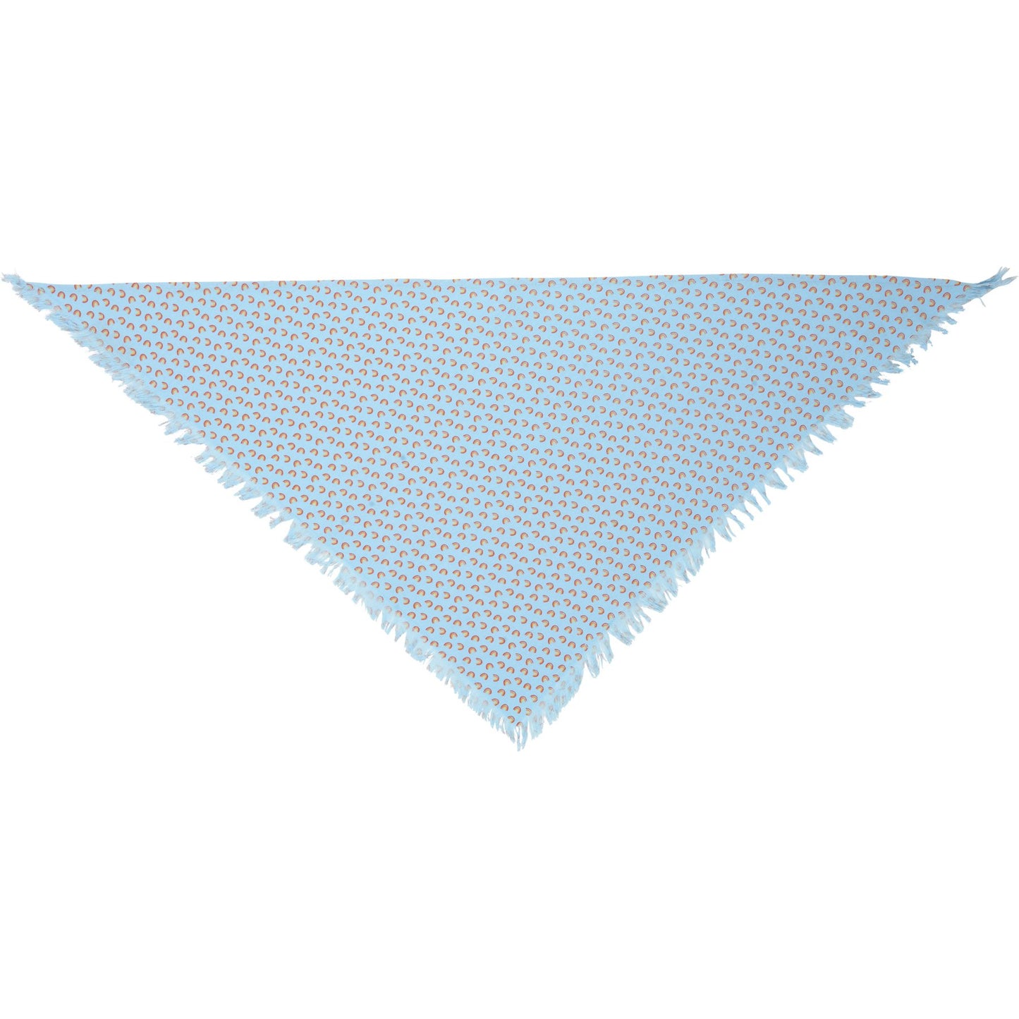 Rainbow Plaid Pet Bandana Set | Pride Dog Bandanas | Rainbow Paw & Plaid Cotton Pet Scarf Set