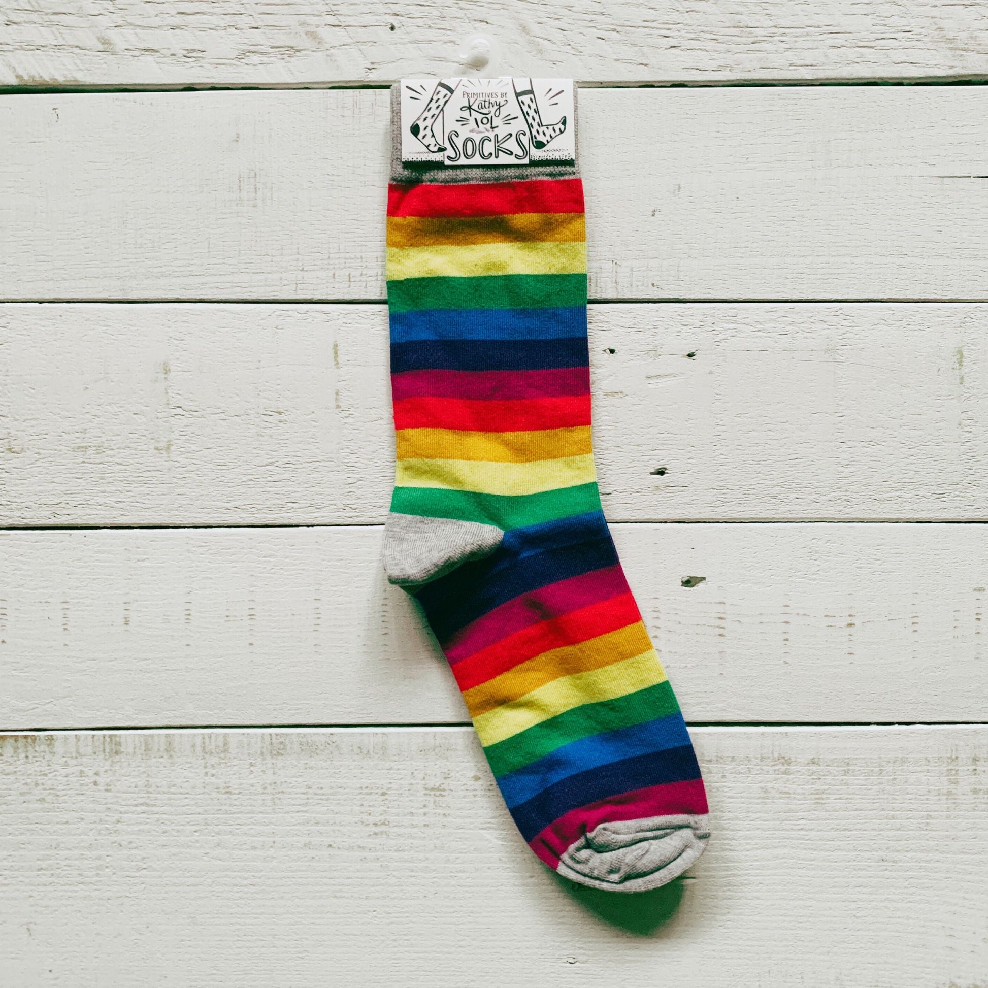 Rainbows And Unicorns Socks | Mismatched Designs | Unisex