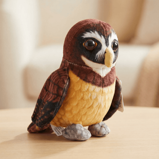 Rainforest Spectacled Owl Stuffed Animal 4.5"