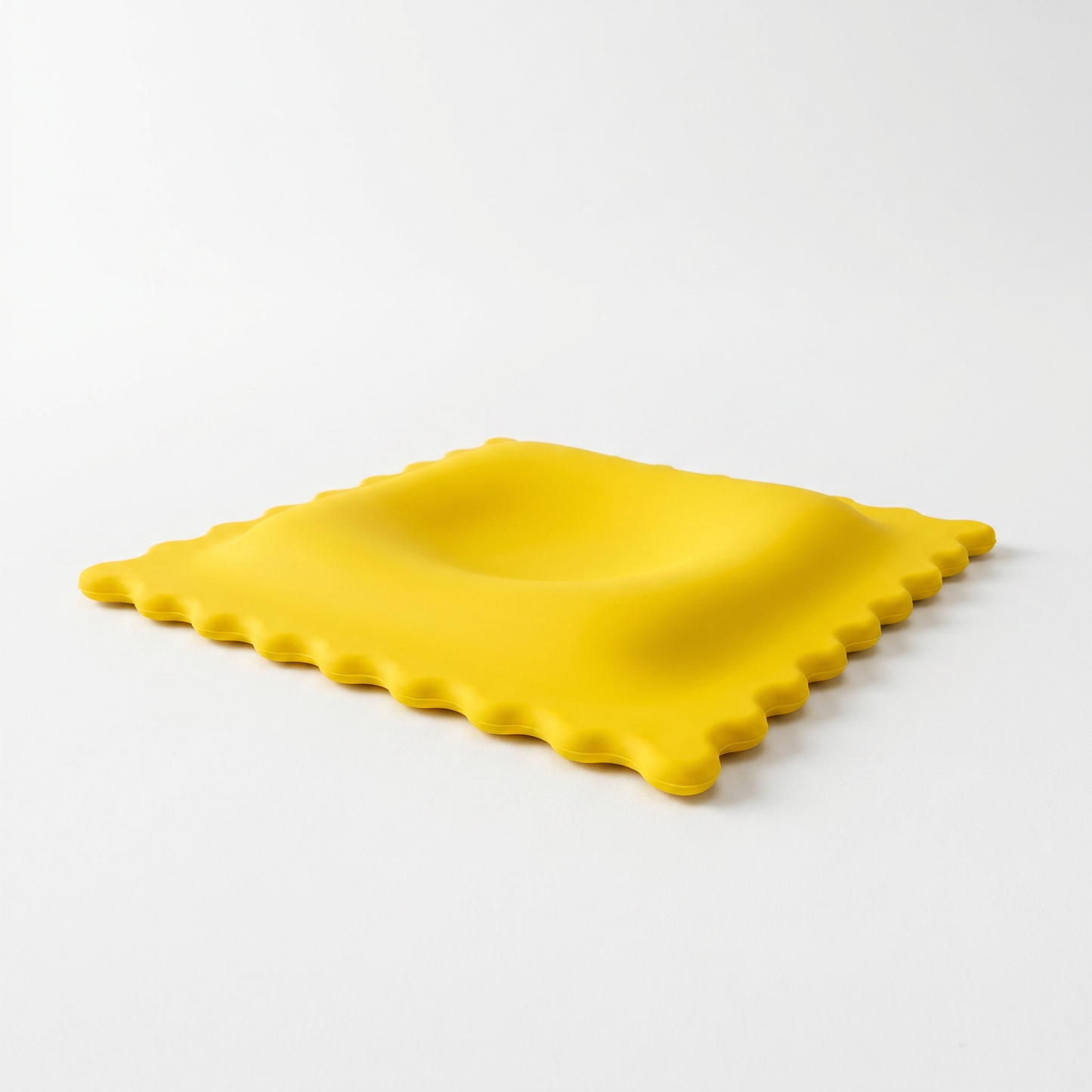 Ravioli Spoon Rest | Square Silicone Pasta Themed Holder for Ladle or Spatula