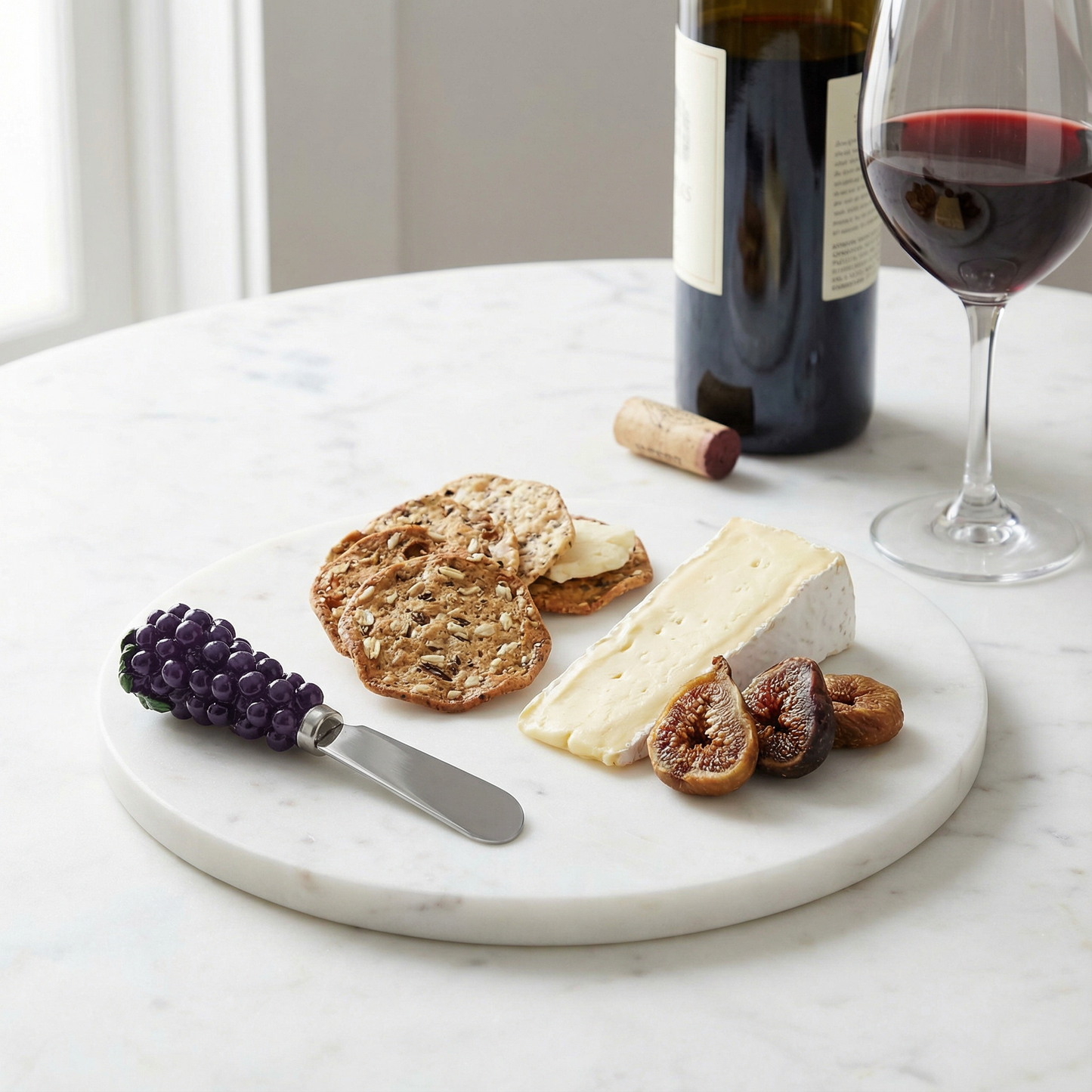 Red Wine Tasting Polyresin Cheese Spreader | Barware Wine Cheese Lover Gifts