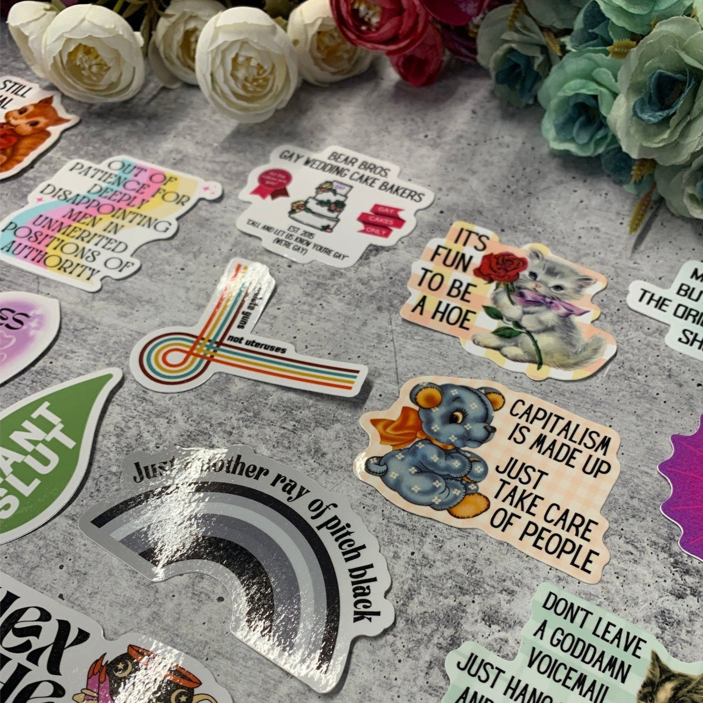 Regulate Guns Not Uteruses Pro-Choice Vinyl Sticker