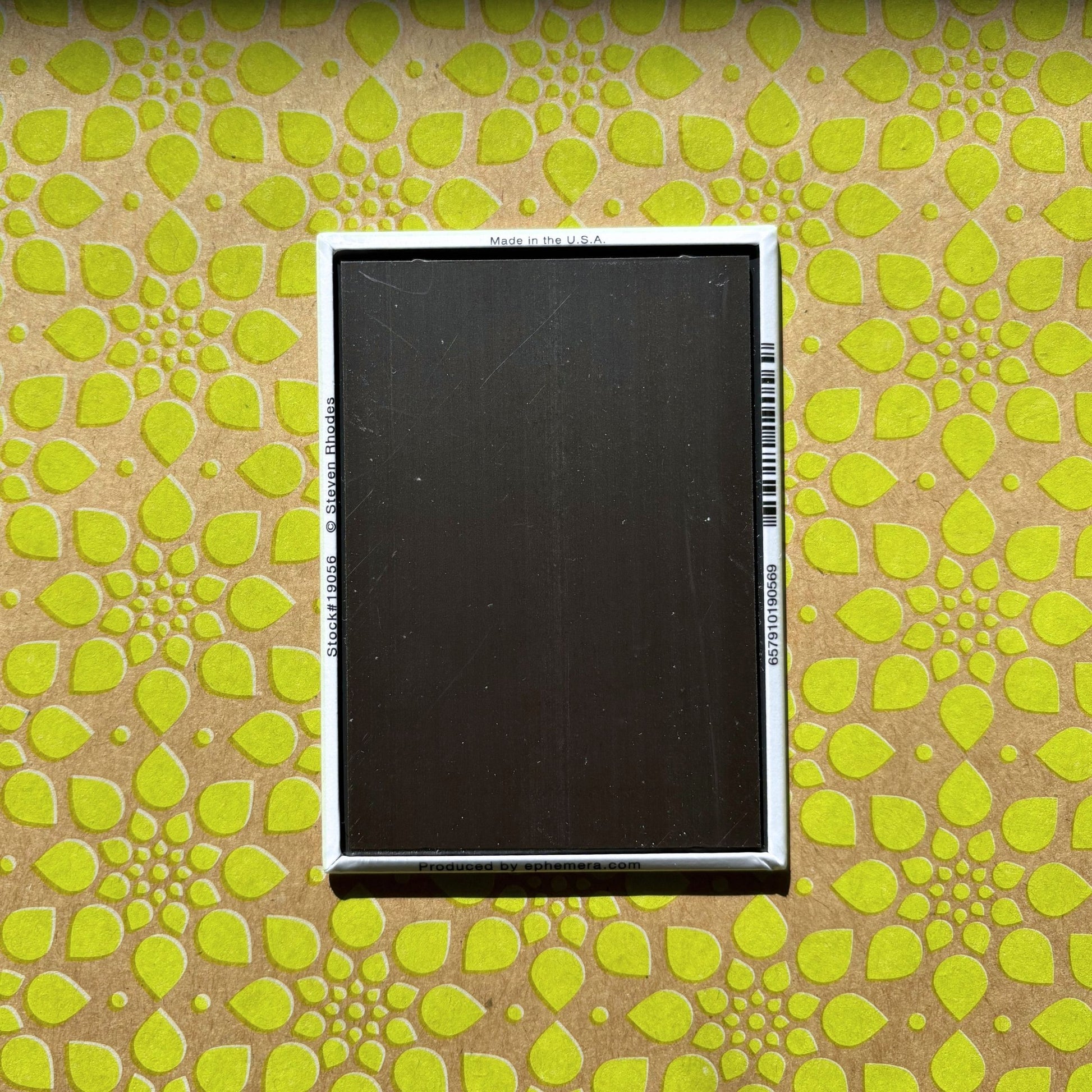 Remember To Stop & Smell the Flowers Rectangular Magnet | Refrigerator Magnetic Surface Decor