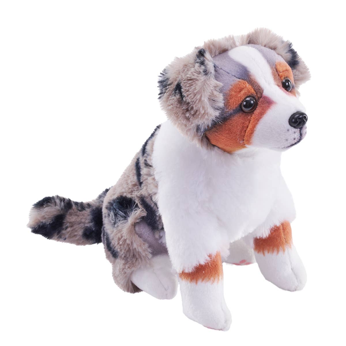 Rescue Australian Shepherd Dog Stuffed Animal with Sound 5.5"