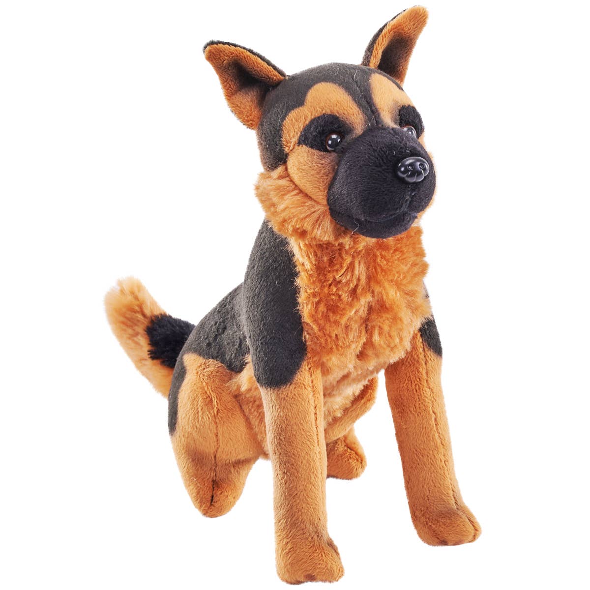 Rescue German Shepherd Dog Stuffed Animal with Sound 5.5"