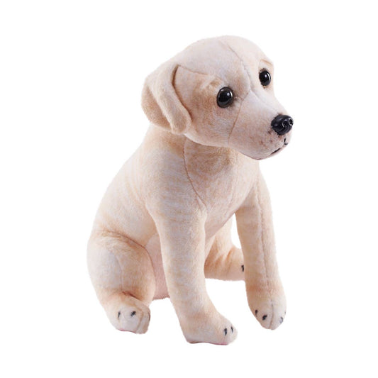 Rescue Yellow Labrador Dog Stuffed Animal with Sound 5.5"