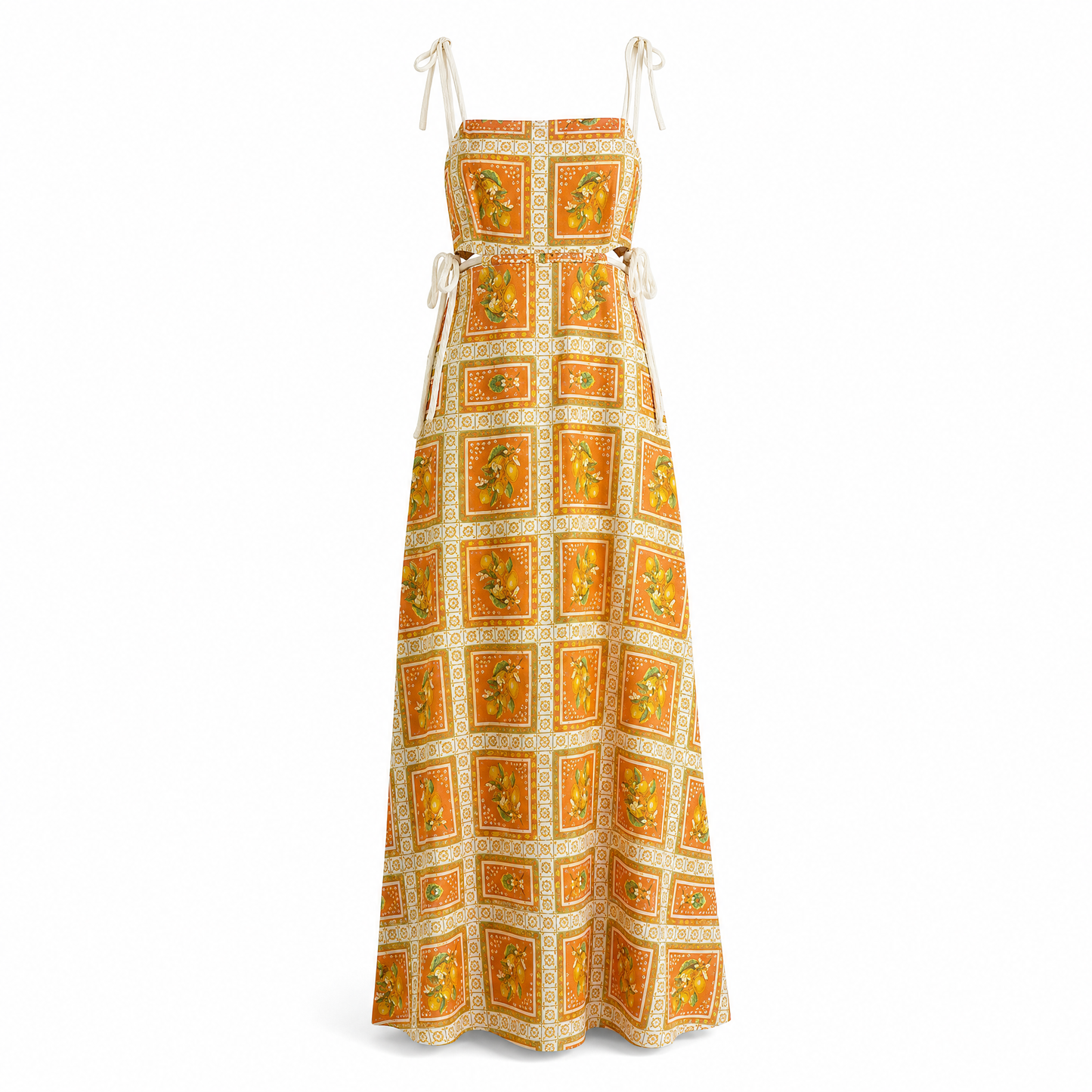 Resort Drawstring Lace-Up Casual Dress [Sizes SM-XL]