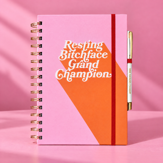 Resting Bitchface Grand Champion Journal and Pen-Fun Club-The Bullish Store