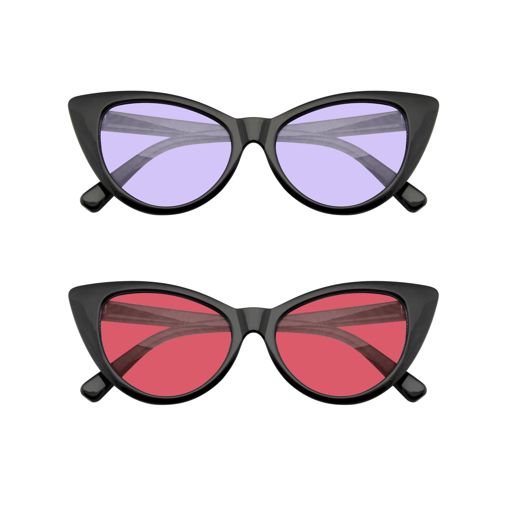 Retro 1990's Black Cat Eye Women's Sunglasses