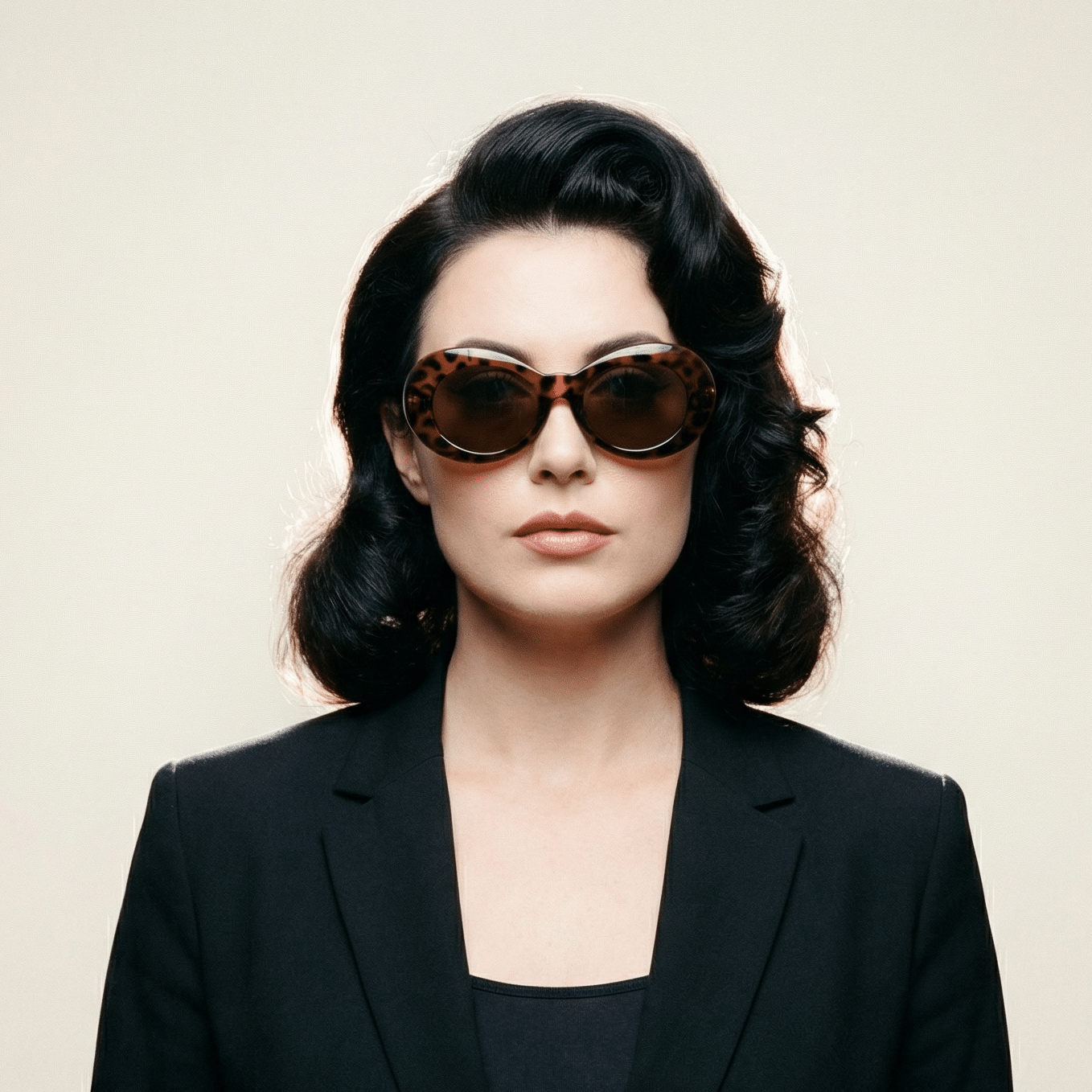 Retro 90’s Round Oval Clout Sunglasses | Vintage Gradient Lens Shades in Tortoise & Red | UV400 Protection