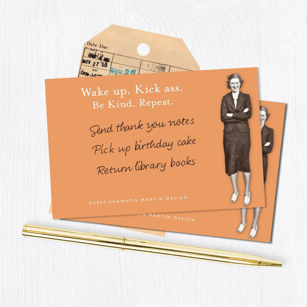 Retro Ladies Sticky Notes with Sassy Sayings - 15+ Options!