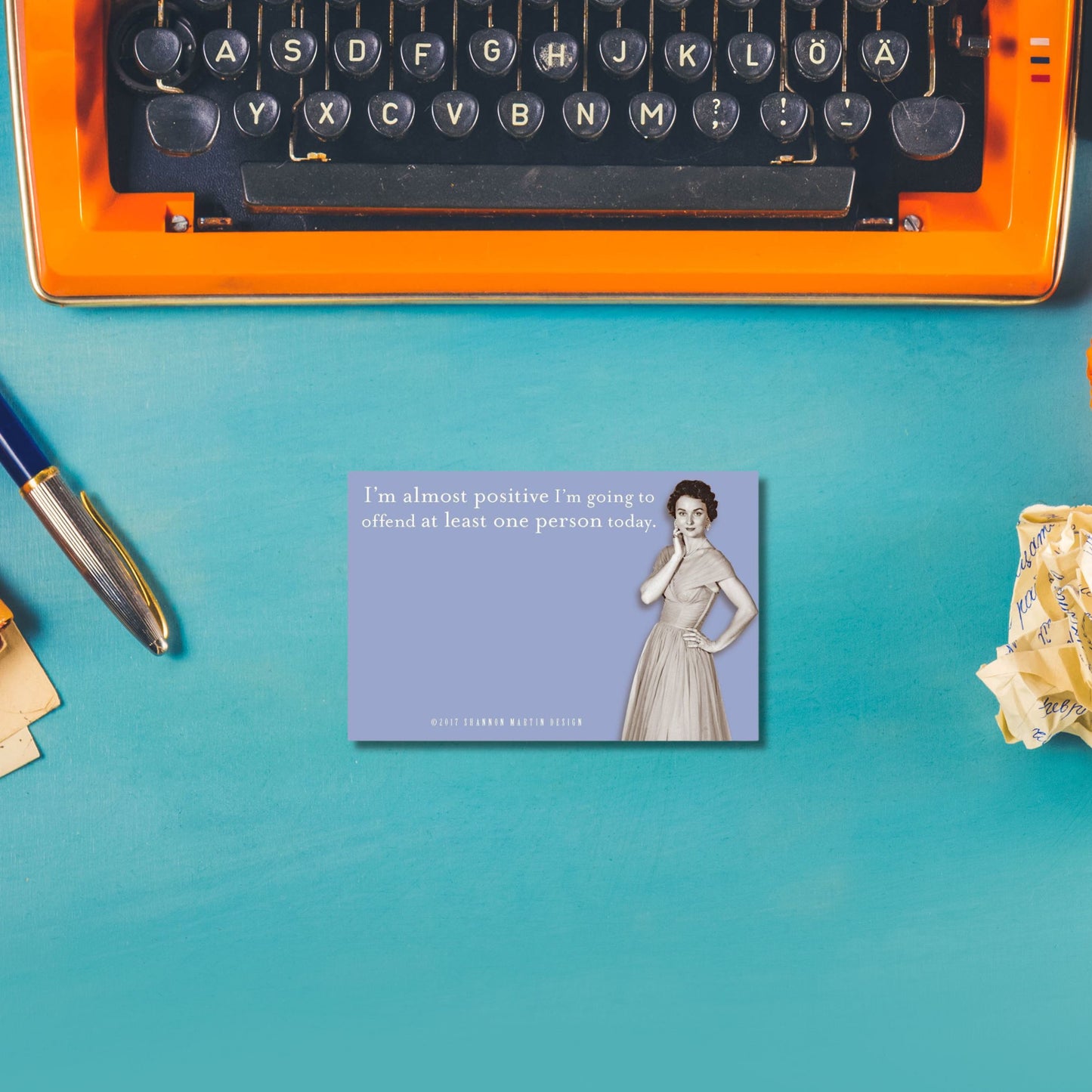 Retro Ladies Sticky Notes with Sassy Sayings - 15+ Options!