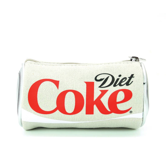 Pouch with 'Diet Coke' text on a white background