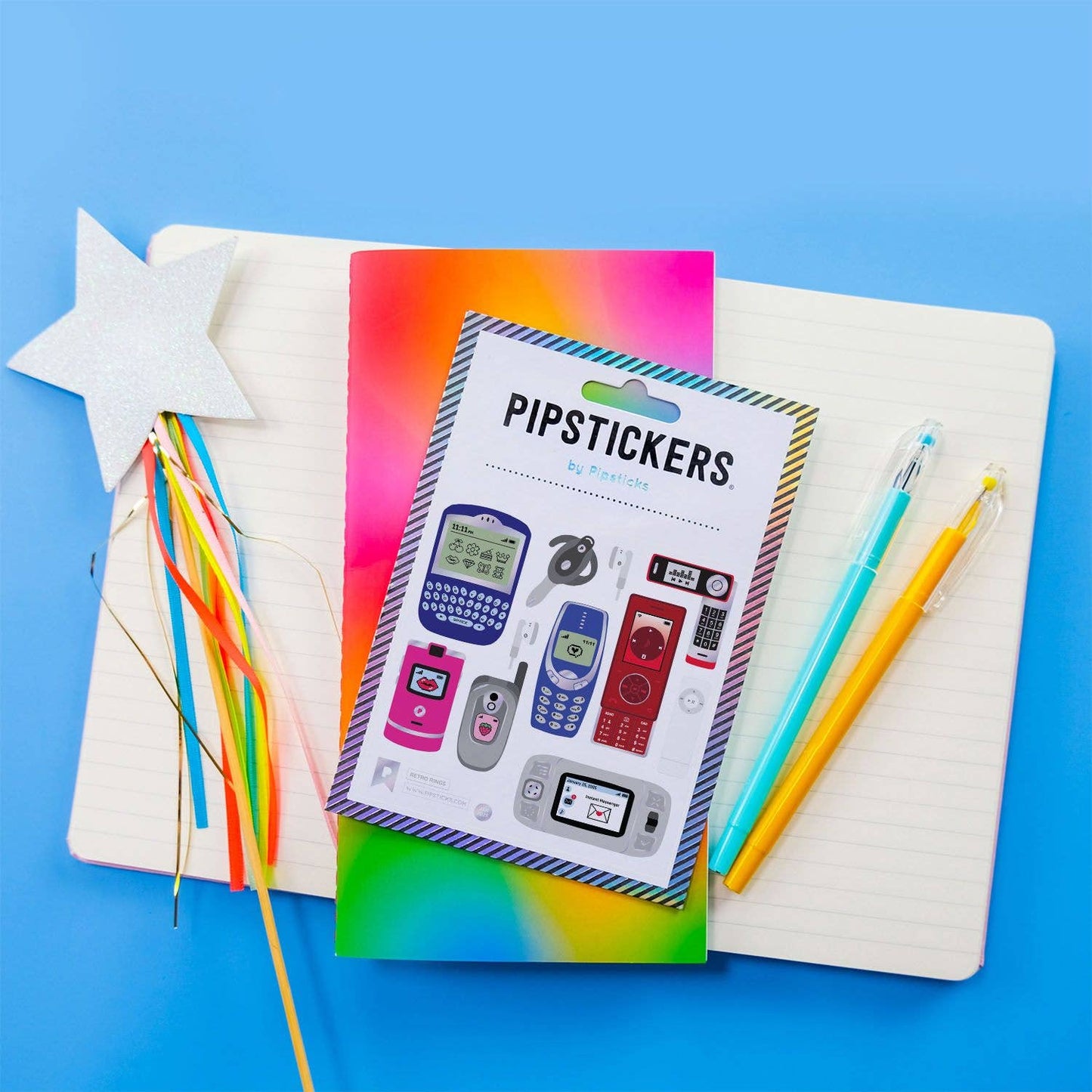 Retro Rings Stickers | Vintage Phone Decorative Decals | Sticker Lovers Collection