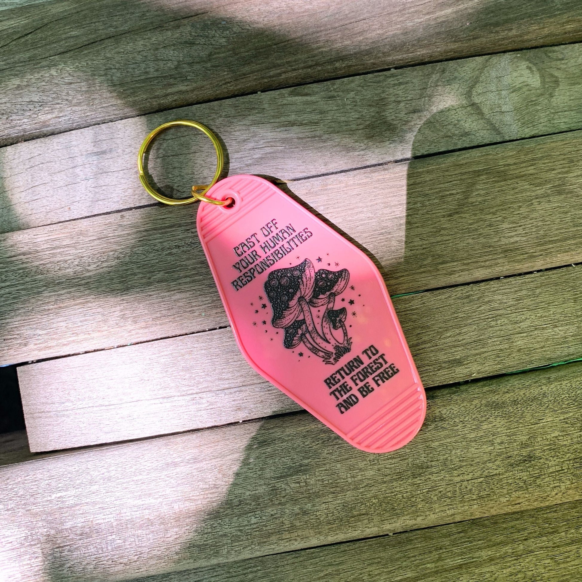 Return to the Forest Motel Style Keychain 🍄 🌳 (NEW STYLE)