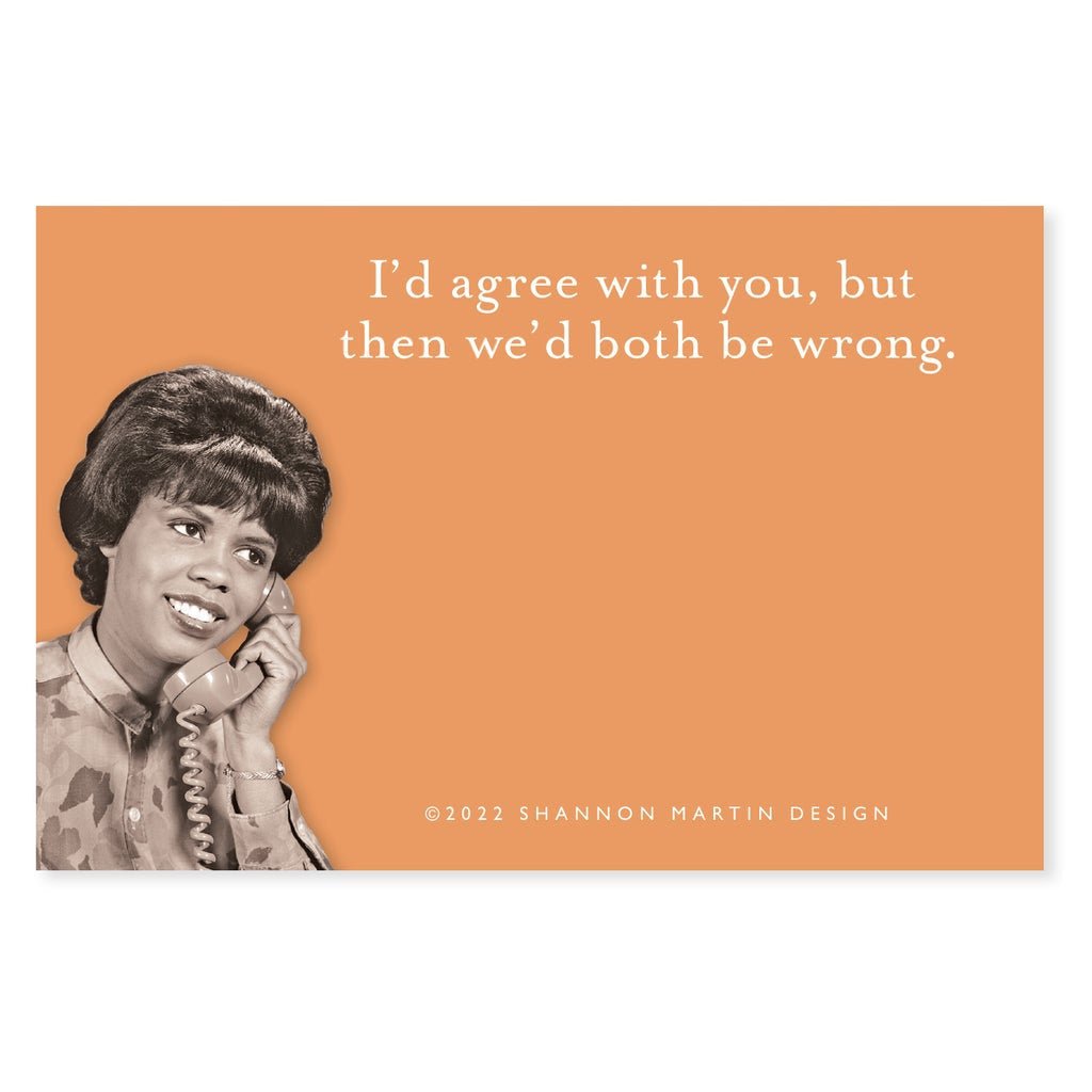 Roll My Eyes Out Loud, Don't Make Me Repeat Myself, Agree with You Sticky Notes Set Memo Pads Strong Adhesive | 2-7/8 x 4-3/8 inches | Pack of 3
