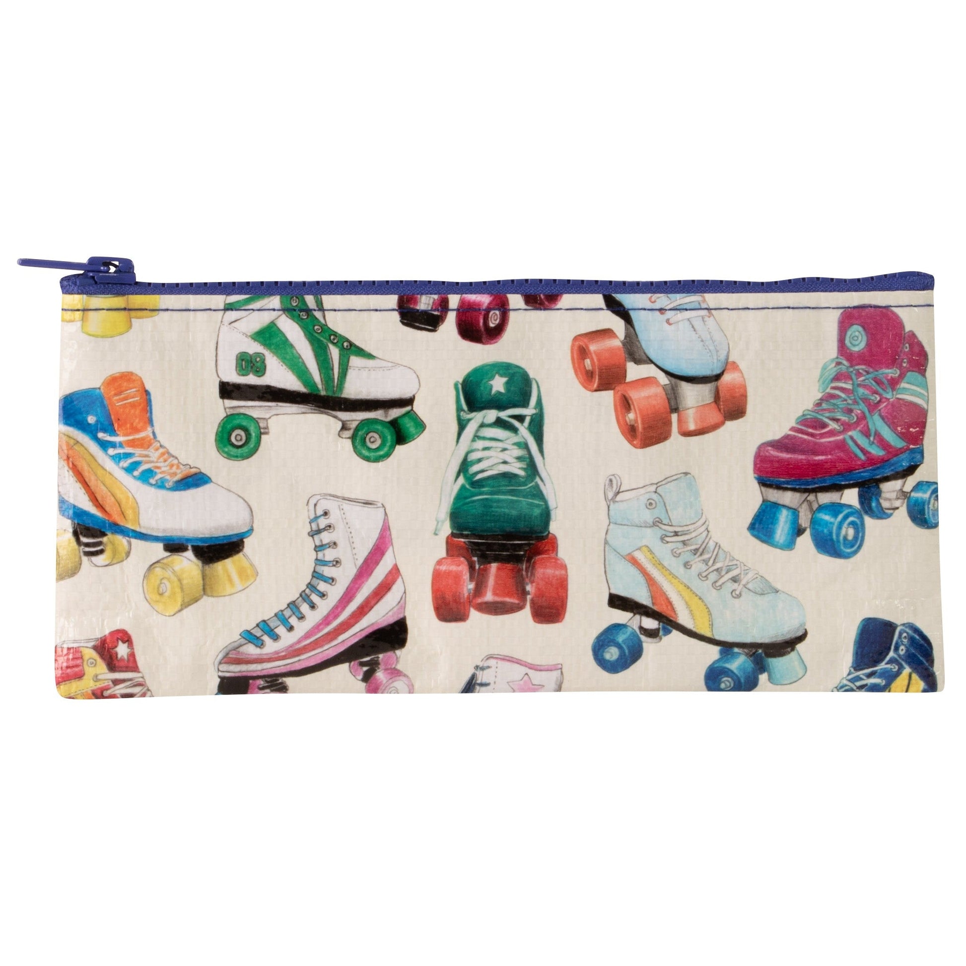 Roller Skates Pencil Case | 4.25" x 8.5" | BlueQ at GetBullish