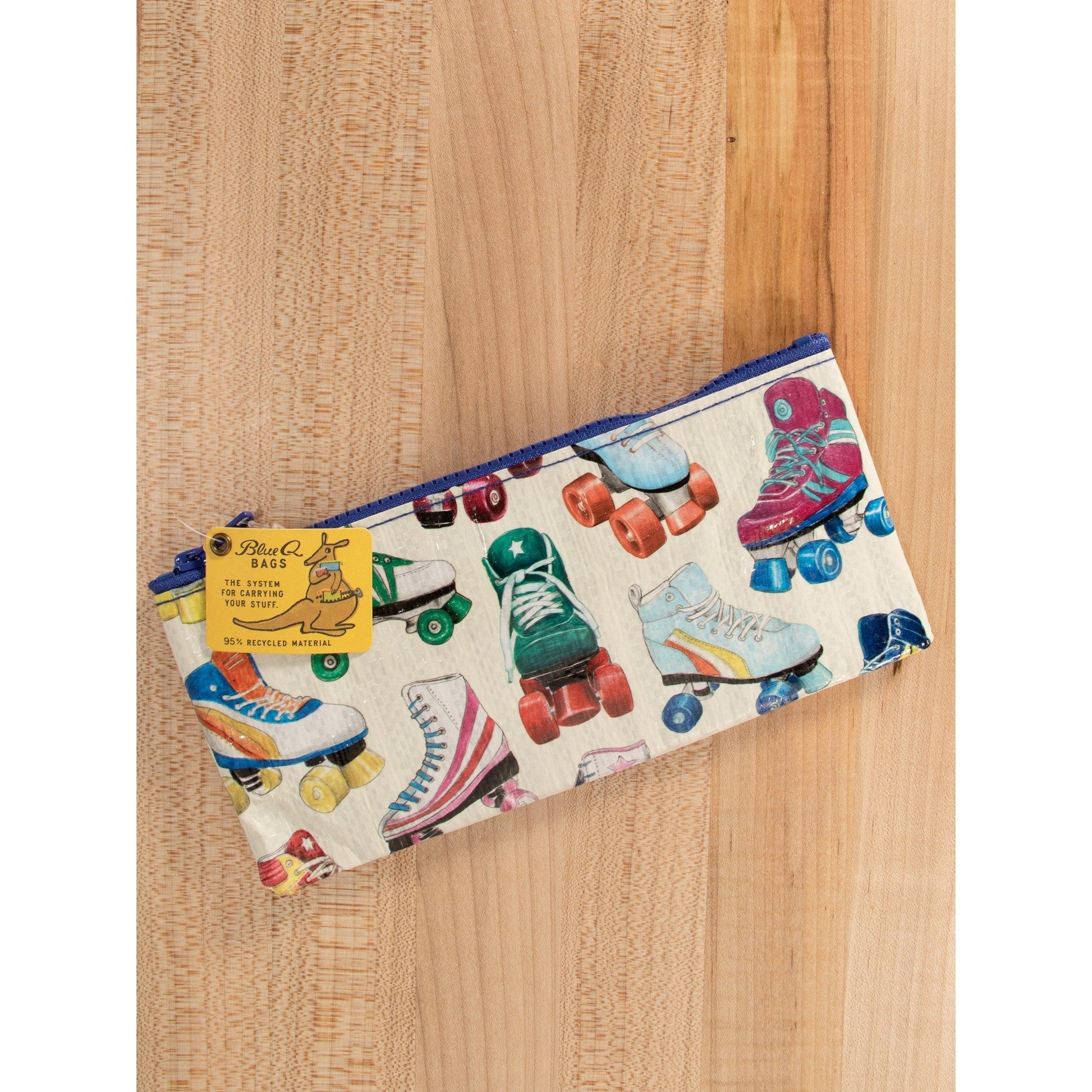 Roller Skates Pencil Case | 4.25" x 8.5" | BlueQ at GetBullish