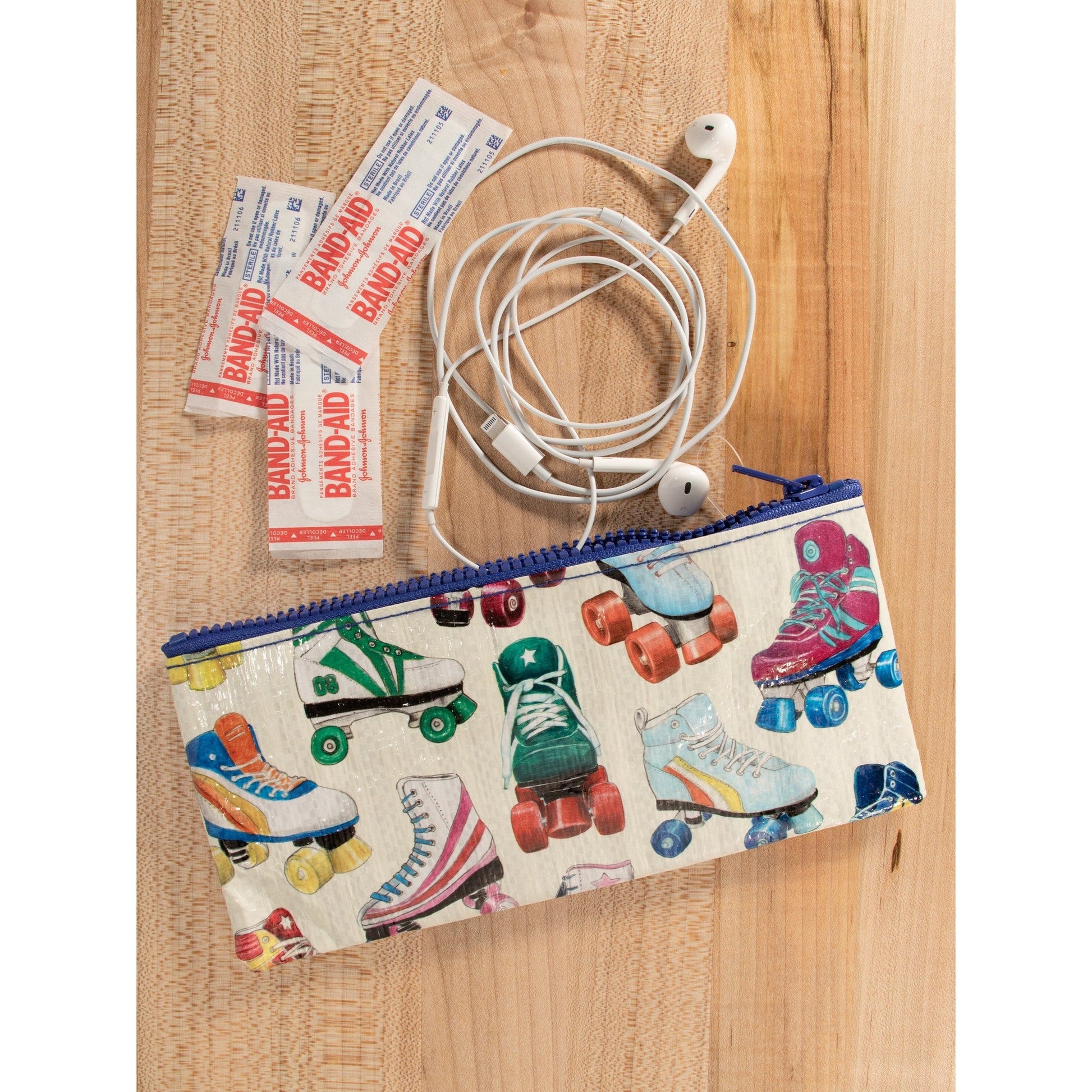 Roller Skates Pencil Case | 4.25" x 8.5" | BlueQ at GetBullish