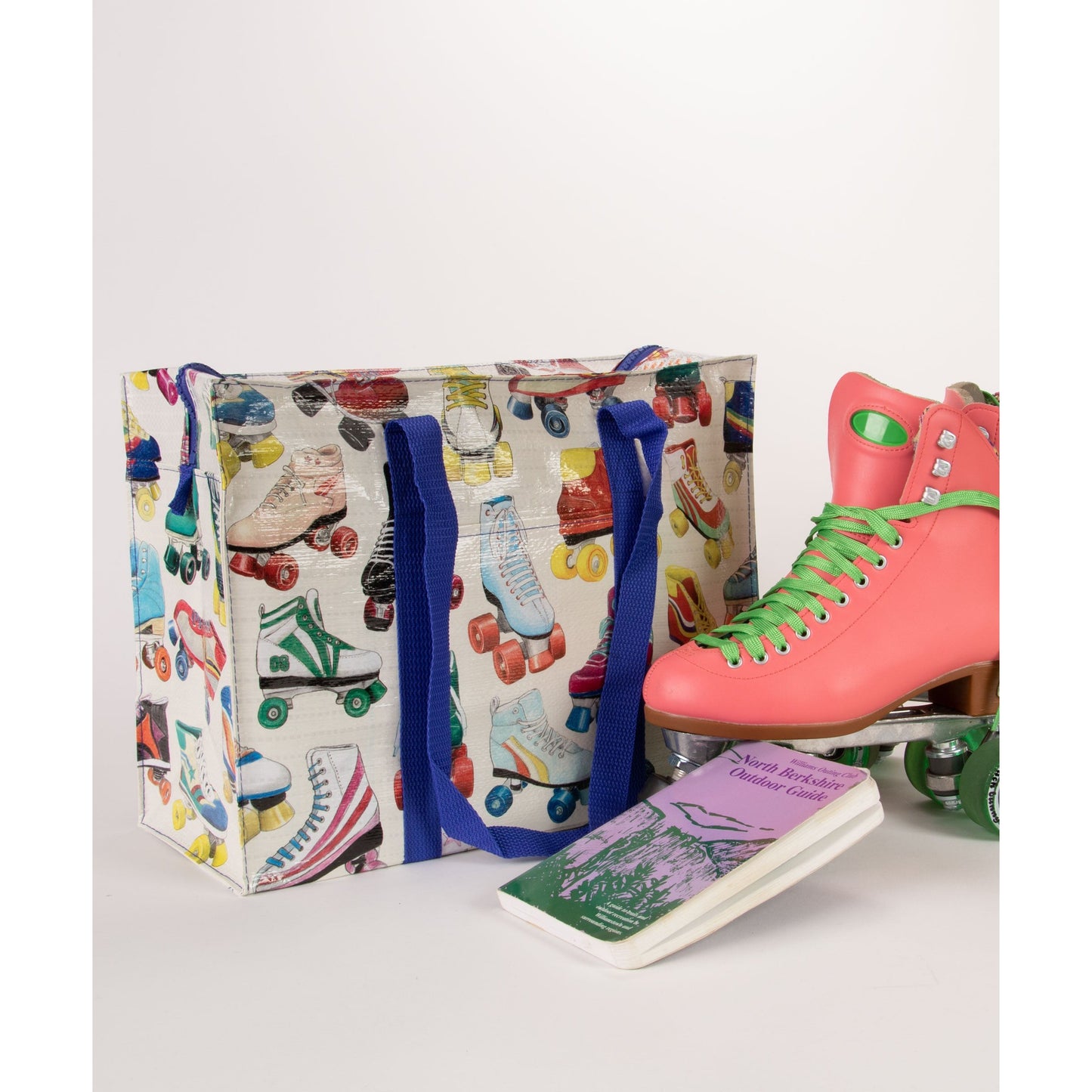 Roller Skates Shoulder Tote Bag | 15" x 11" | BlueQ at GetBullish