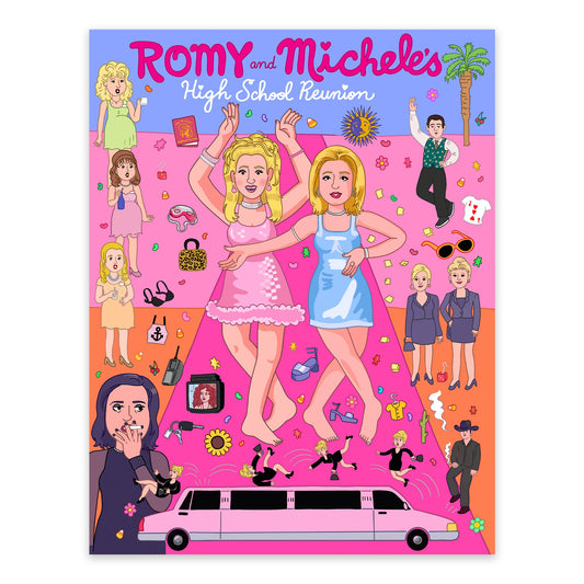 Romy and Michele's High School Reunion Art Print Movie Poster | 8.5 x 11" Unframed