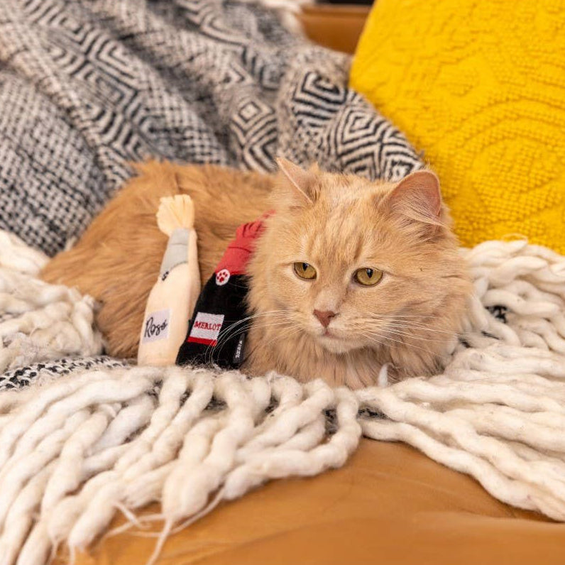 Rosé Catnip Crusherz | Plush Toys for Pet Lovers | Giftable Cat Stocking Stuffer