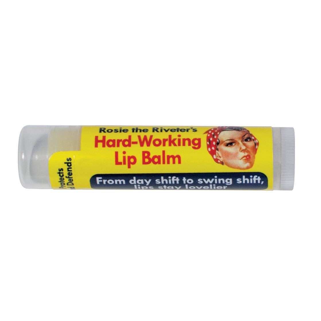 Rosie The Riveter's Hard Working Lip Balm in Peppermint Flavor | Lip Gloss Moisturizer | 15oz