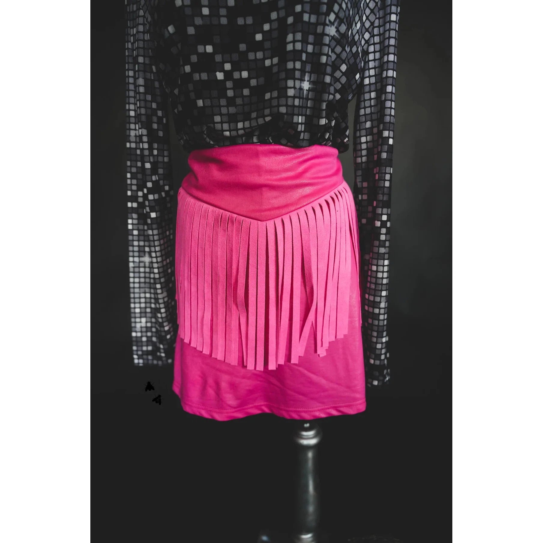 Round Up Cowgirl Skort in Bubblegum Pink