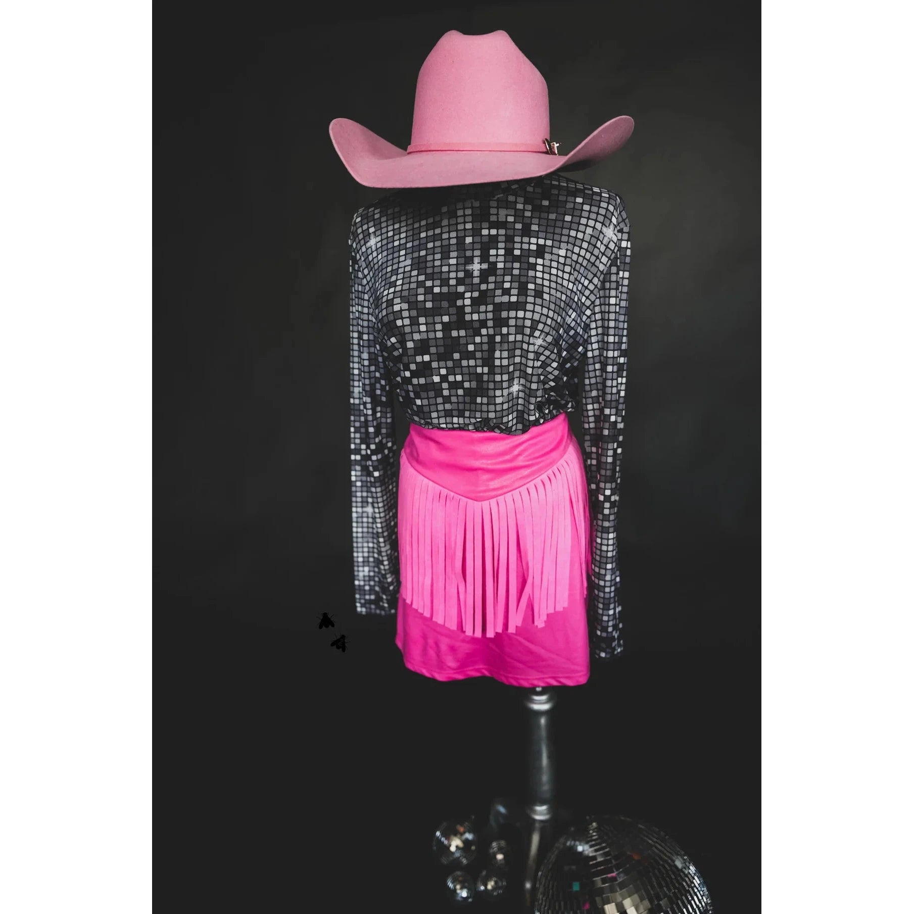 Round Up Cowgirl Skort in Bubblegum Pink