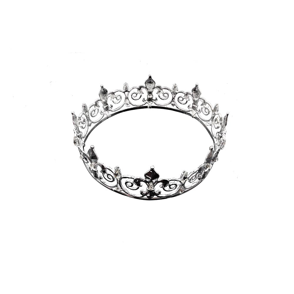 Royalty is Earned Unisex Circular Crown in Gold or Silver | Royalty Crown or Photo Prop Hair Accessory