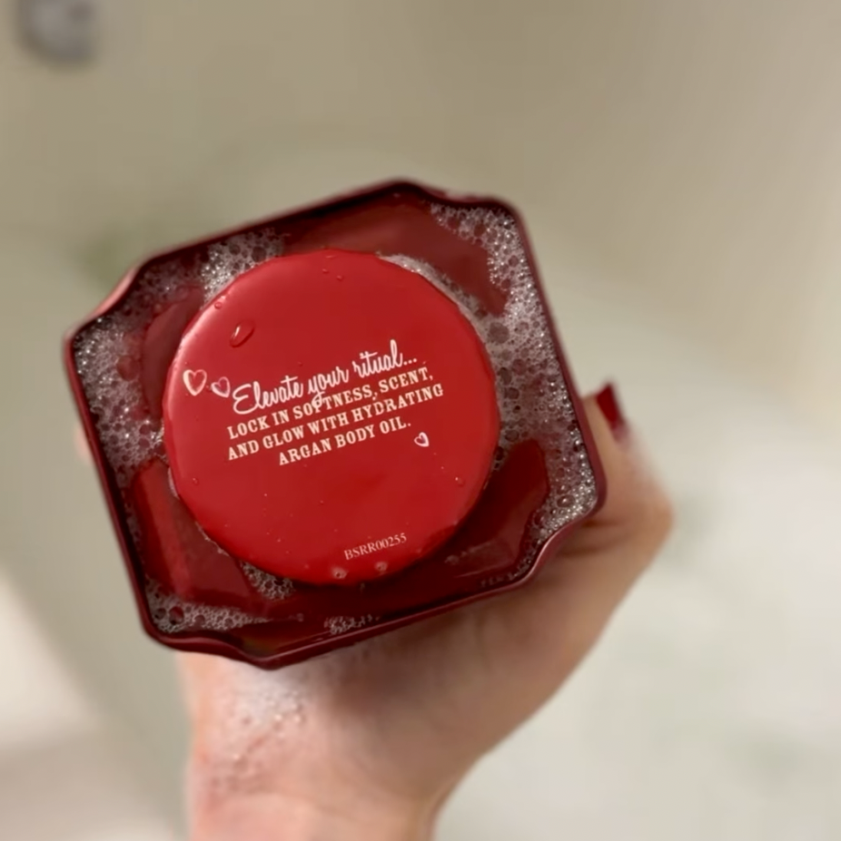 Ruby Red Bath Soak – Grapefruit Citrus Cocoa & Shea Butter Handmade | 200g