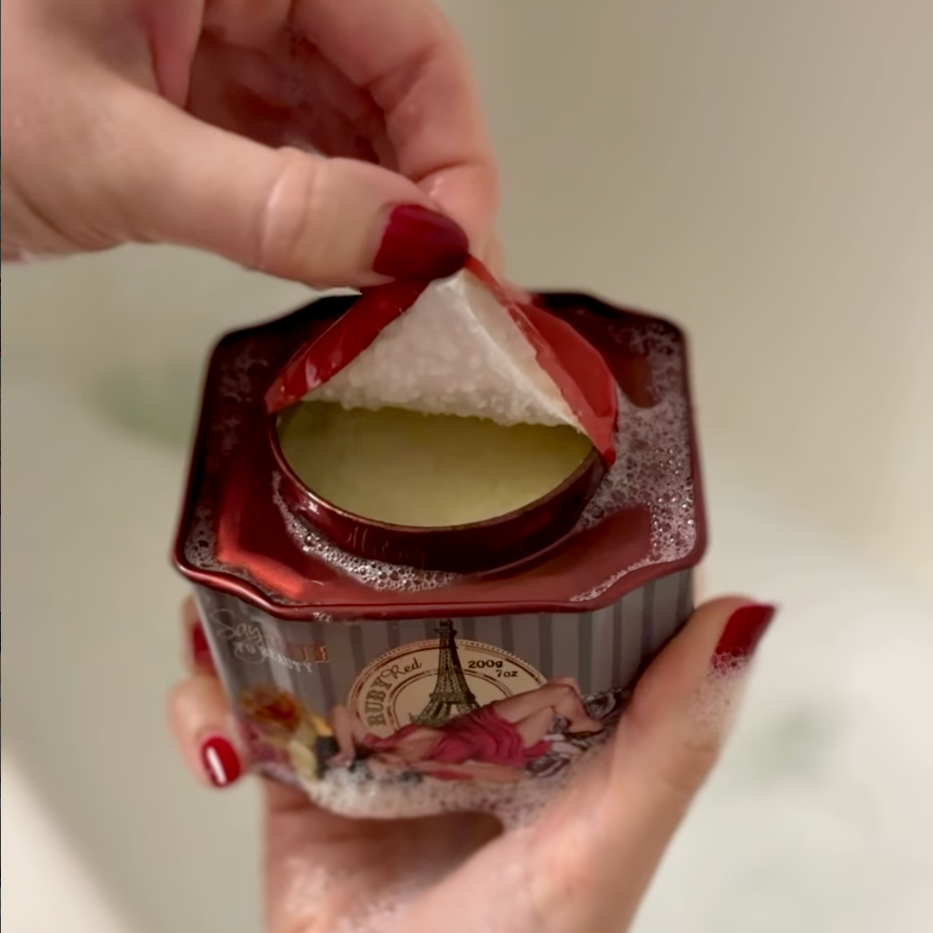 Ruby Red Bath Soak – Grapefruit Citrus Cocoa & Shea Butter Handmade | 200g
