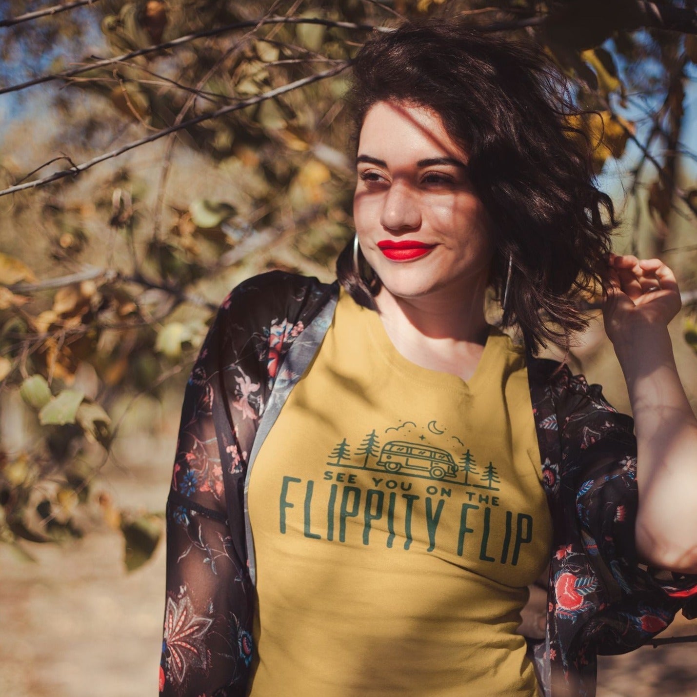 S-3X See You On The Flippity Flip Unisex T-Shirt Heather Mustard Size S-3XL | Smartass & Sass at GetBullish