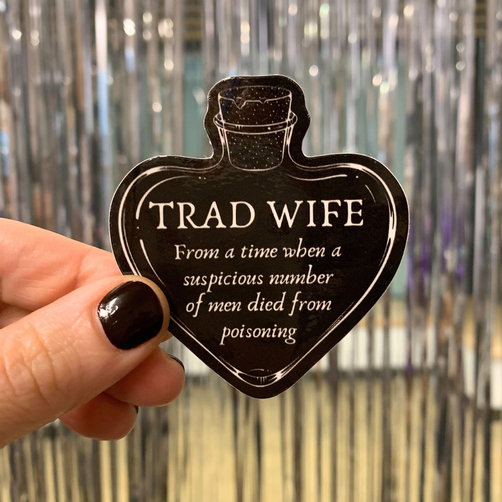 [SATIRE] Trad Wife Sticker | Vinyl Die Cut Decal