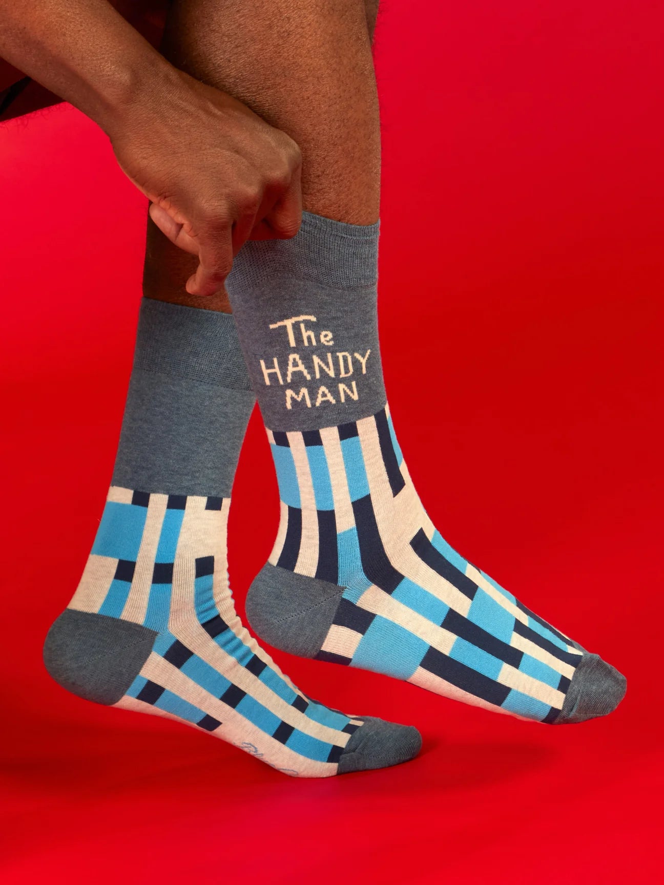 The Handyman Men's Crew Socks | Novelty Socks | BlueQ at GetBullish