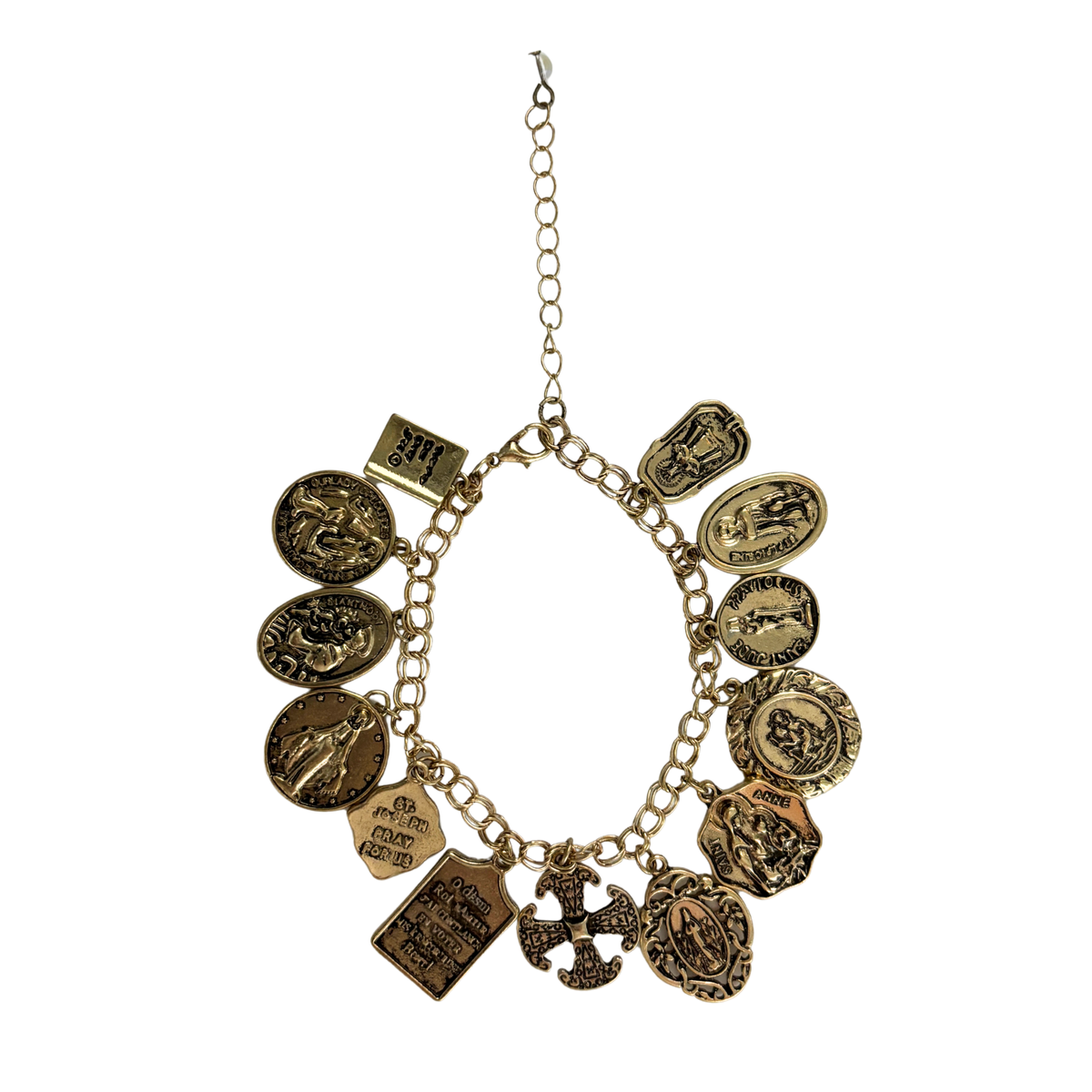 Sacred Heart Charm Bracelet | Paper & Quartz-Paper & Quartz-The Bullish Store