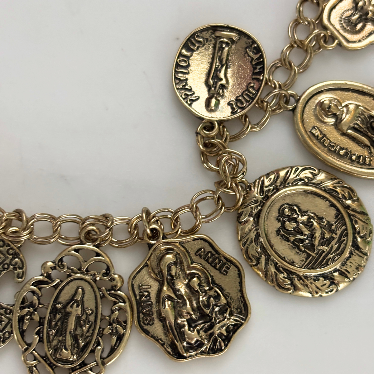 Sacred Heart Charm Bracelet | Paper & Quartz-Paper & Quartz-The Bullish Store