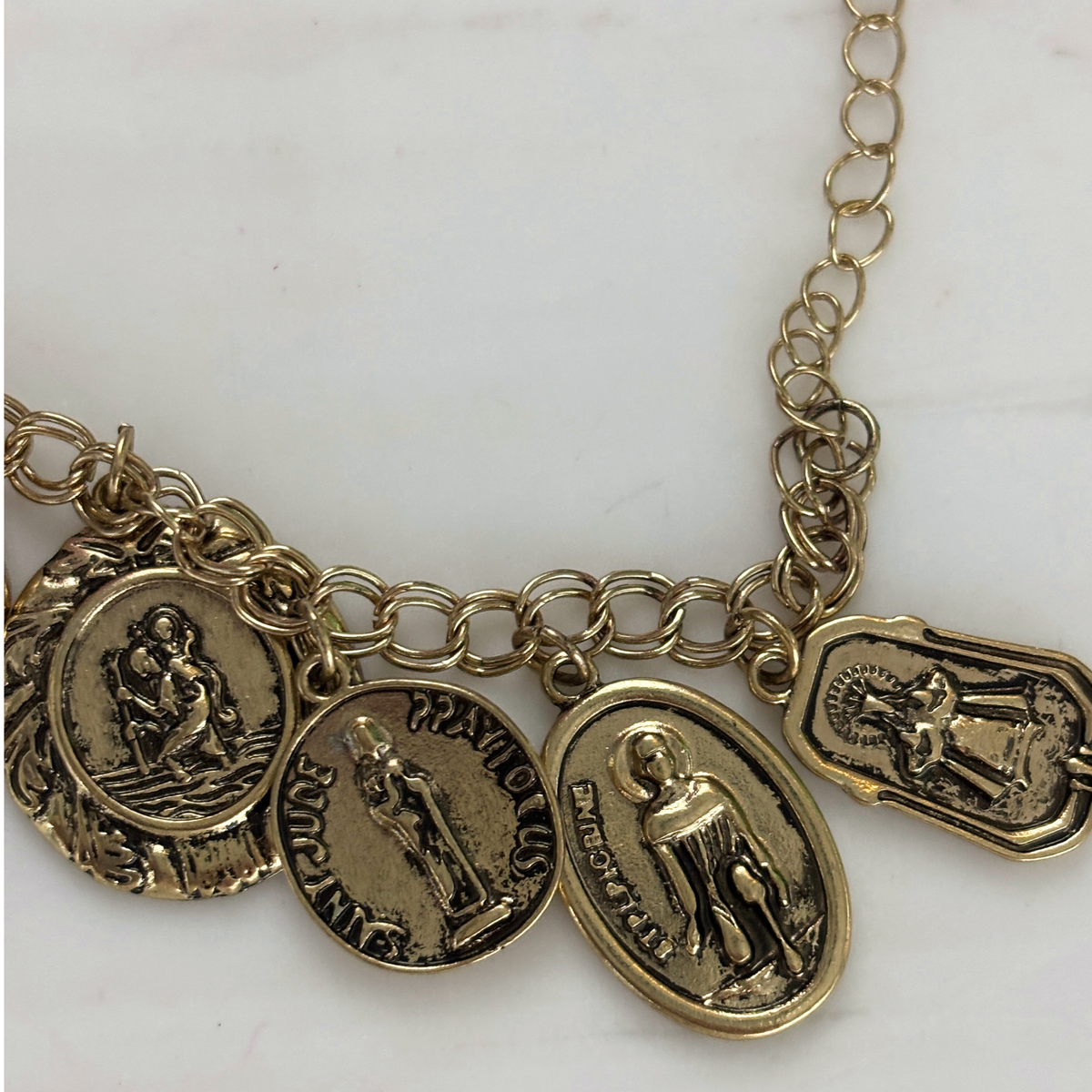 Sacred Heart Charm Bracelet | Paper & Quartz-Paper & Quartz-The Bullish Store