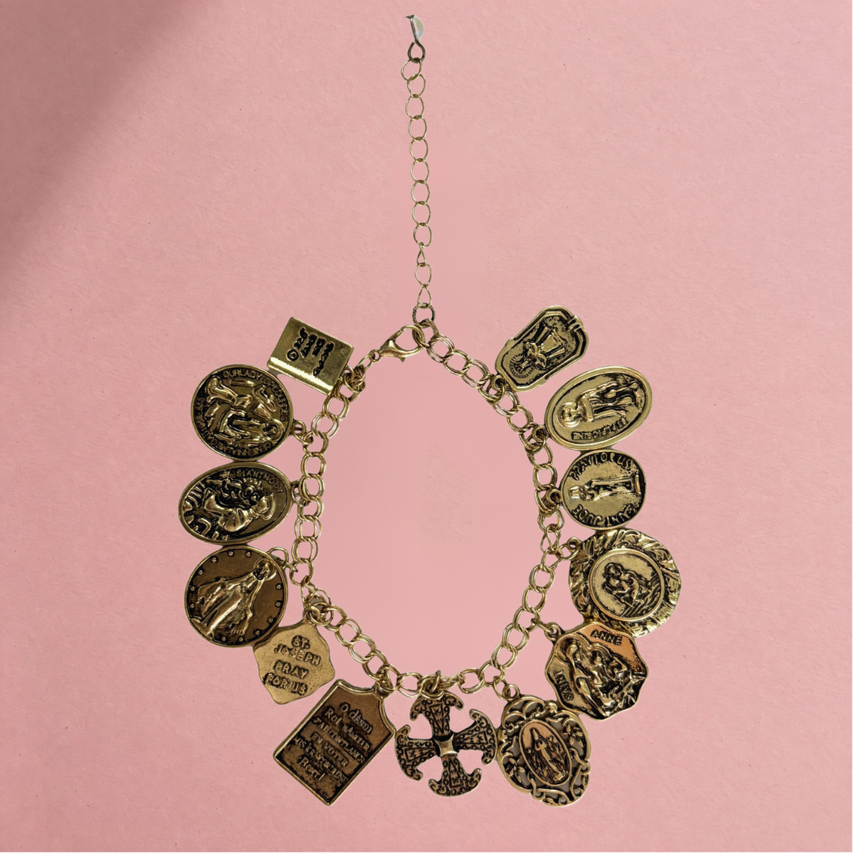 Sacred Heart Charm Bracelet | Paper & Quartz-Paper & Quartz-The Bullish Store