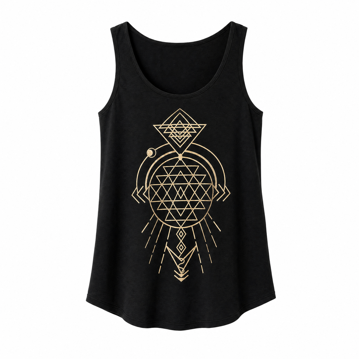 Sacred Triangle Graphic Tank Top, Yoga Tank [Available in Sizes M-XL]