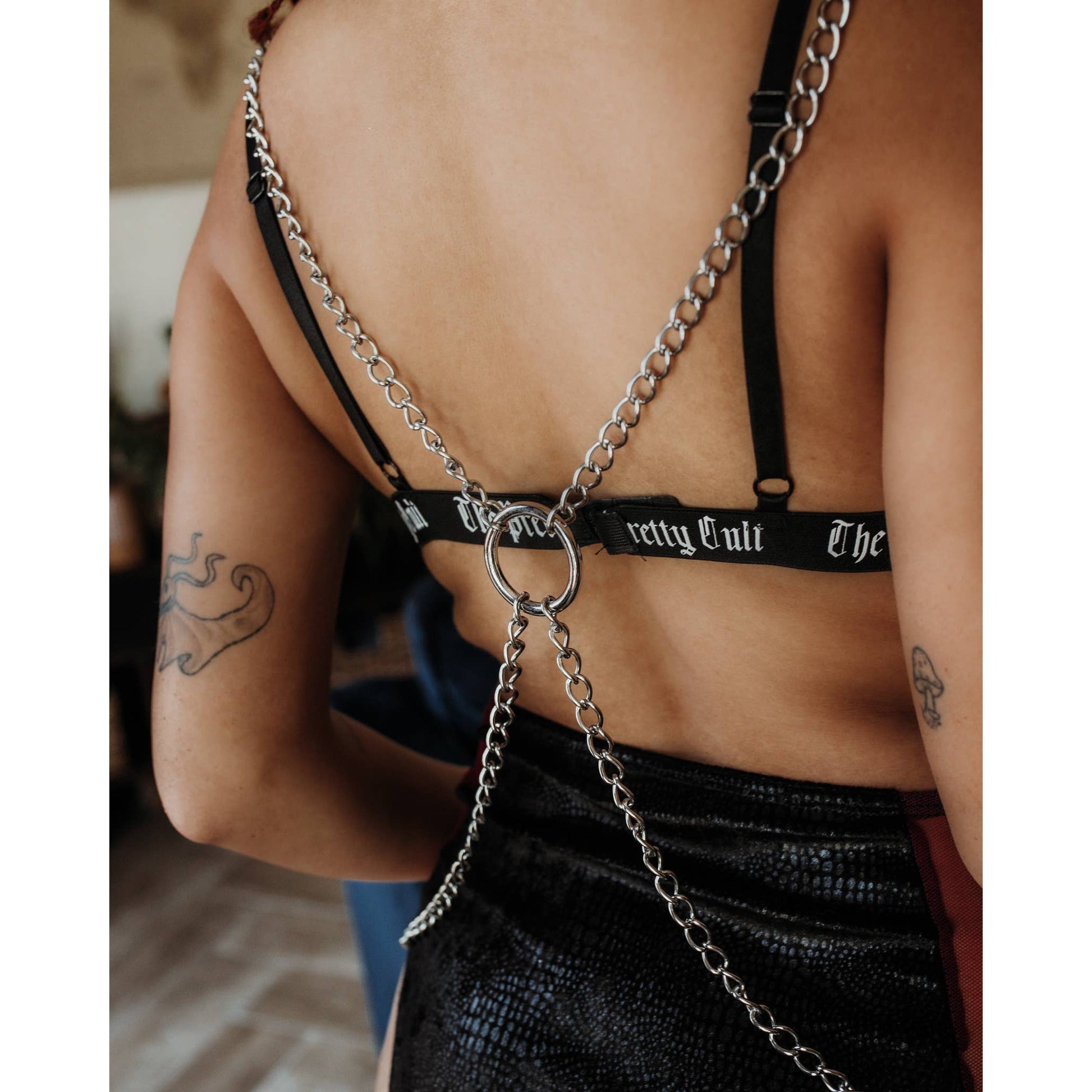 Sacrifiant Harness Body Jewelry | Silver Metal Chain Fashion Harness A The Bullish Store Sacrifiant Harness Body Jewelry | Silver Metal Chain Fashion Harness A The Bullish Store