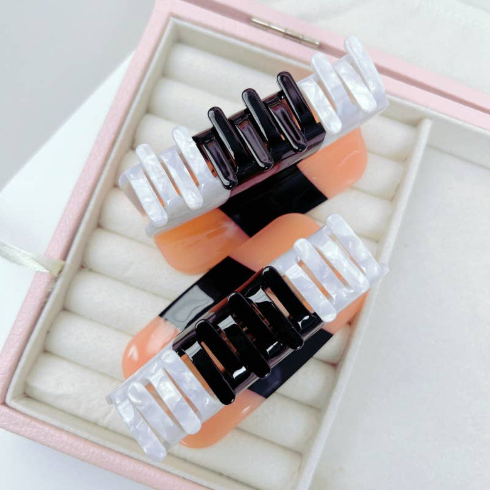 Salmon Sushi Acetate Hair Claw Clip-SoapElenGlen-The Bullish Store