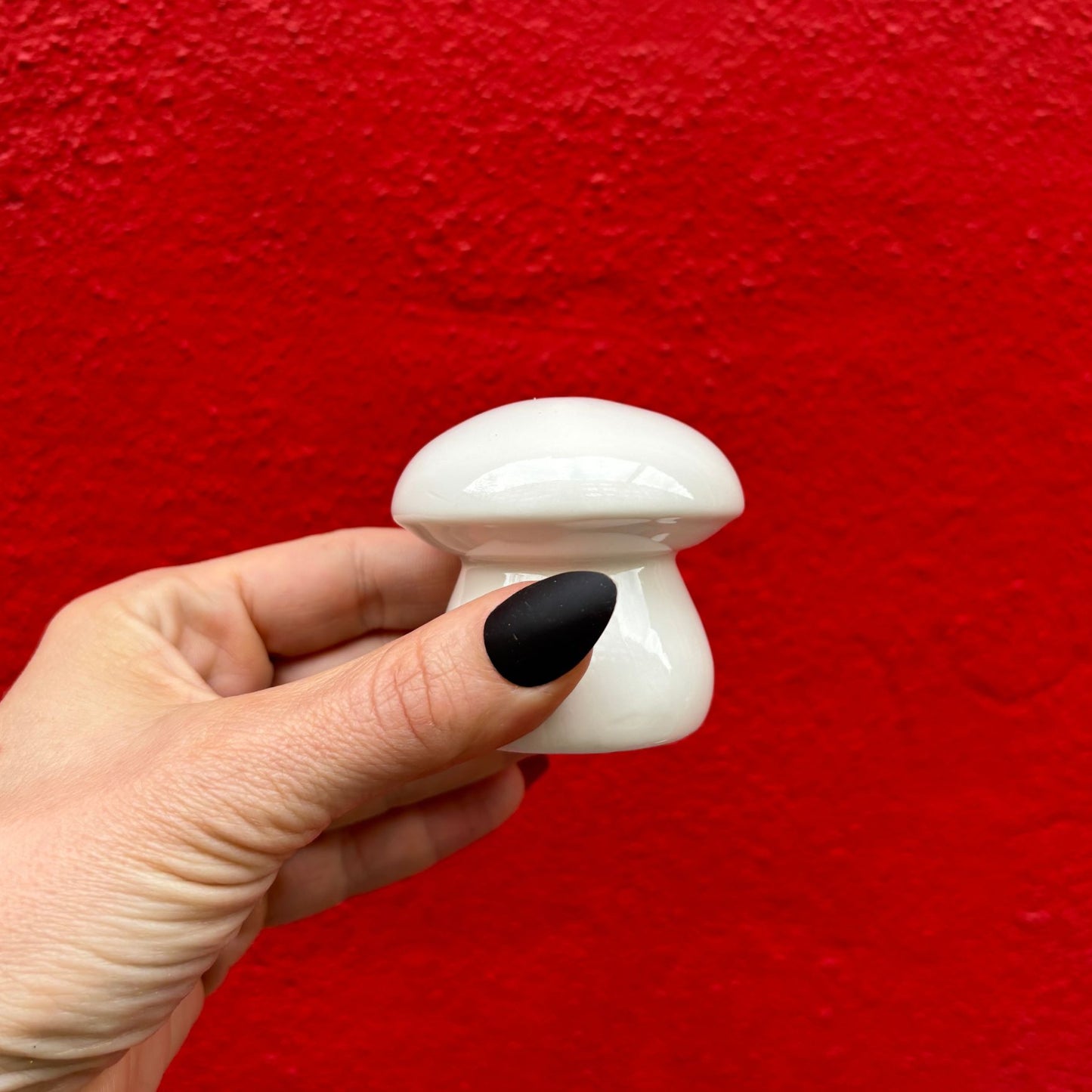 Salt And Pepper Mushroom Shakers Set | Cottagecore | Minimalist White