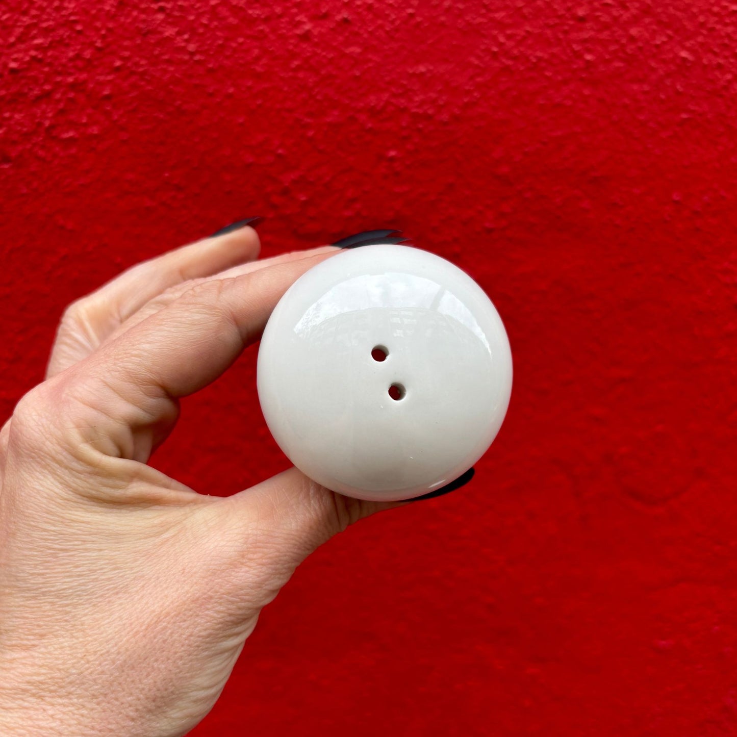 Salt And Pepper Mushroom Shakers Set | Cottagecore | Minimalist White