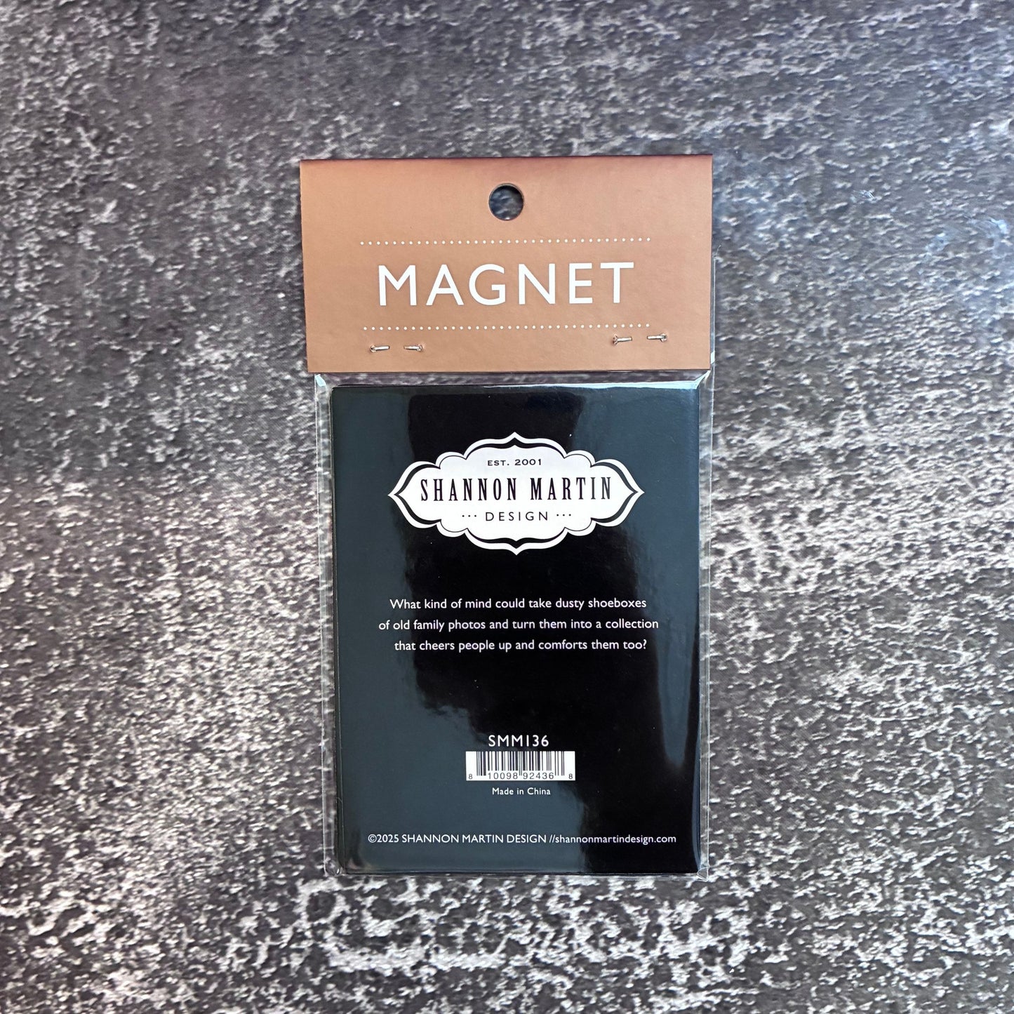 Same Age Magnet in Purple | Funny Retro Magnet for Fridge or Gift